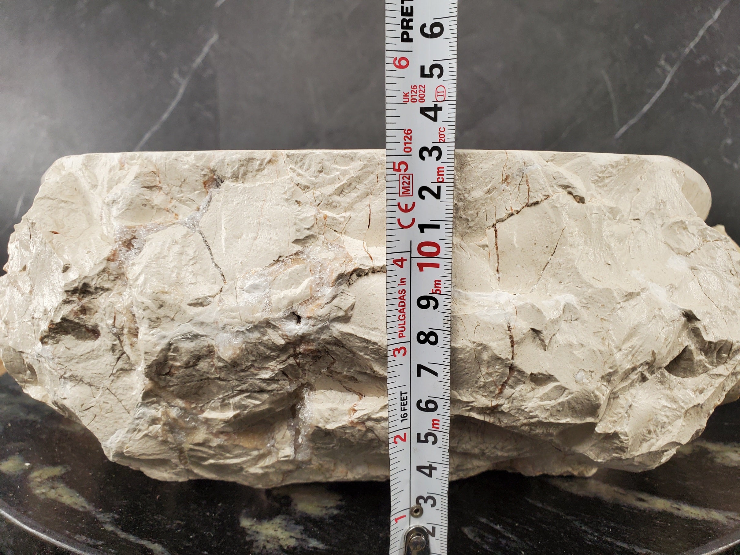 S28_24 Marble Stone Vessel Bathroom Sink - 20 x 15 inch