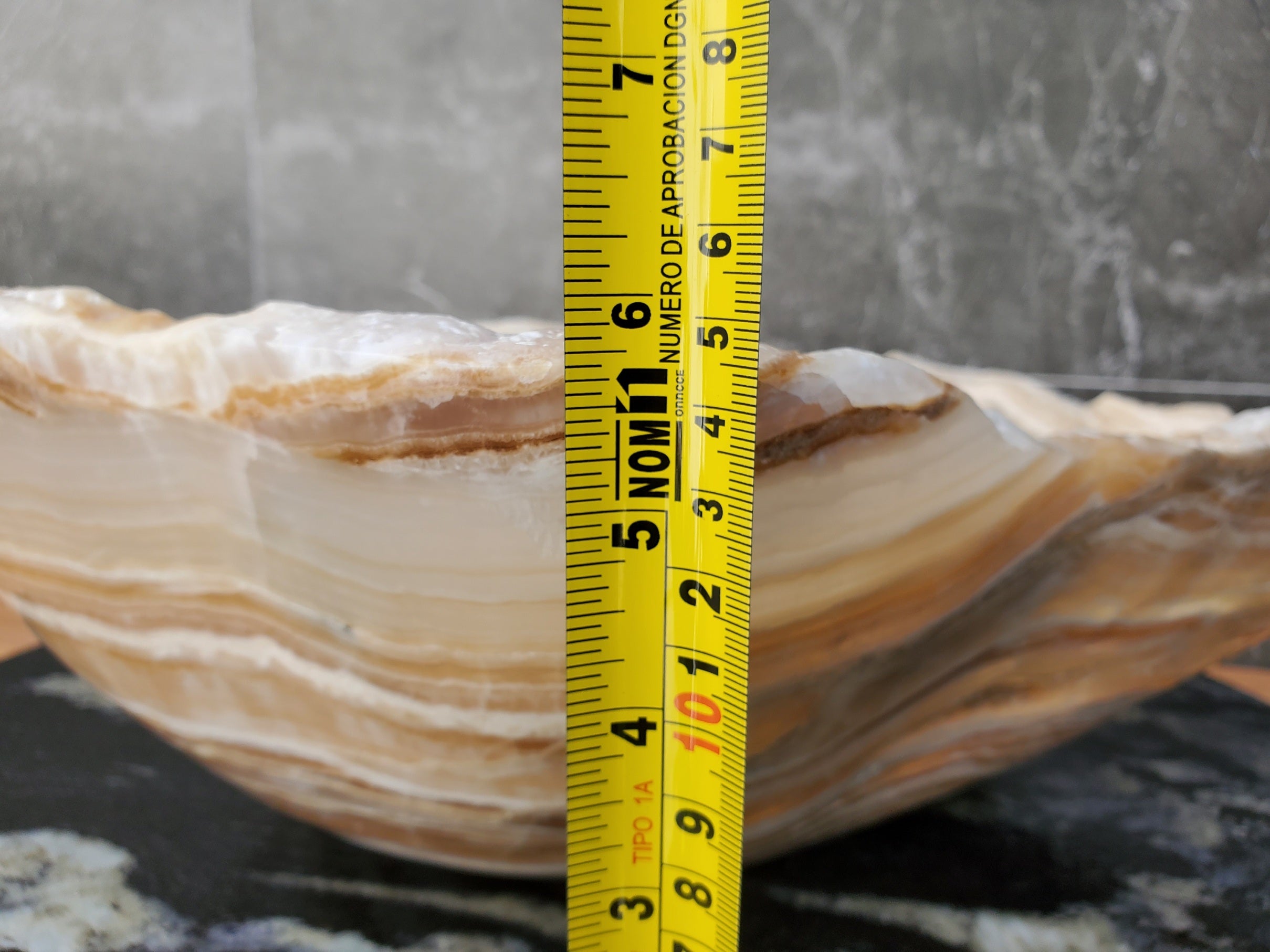 S31_06 Onyx Stone Bathroom Vessel Sink