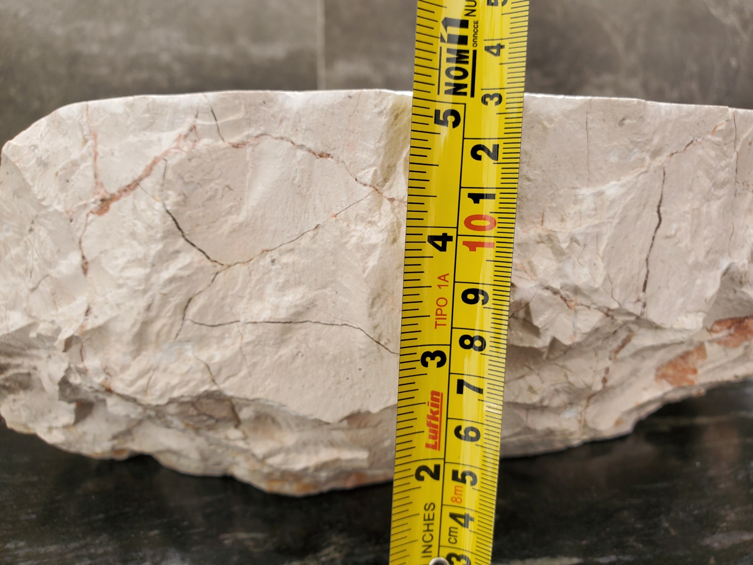 S31_37 Oval Carved Marble Vessel Sink