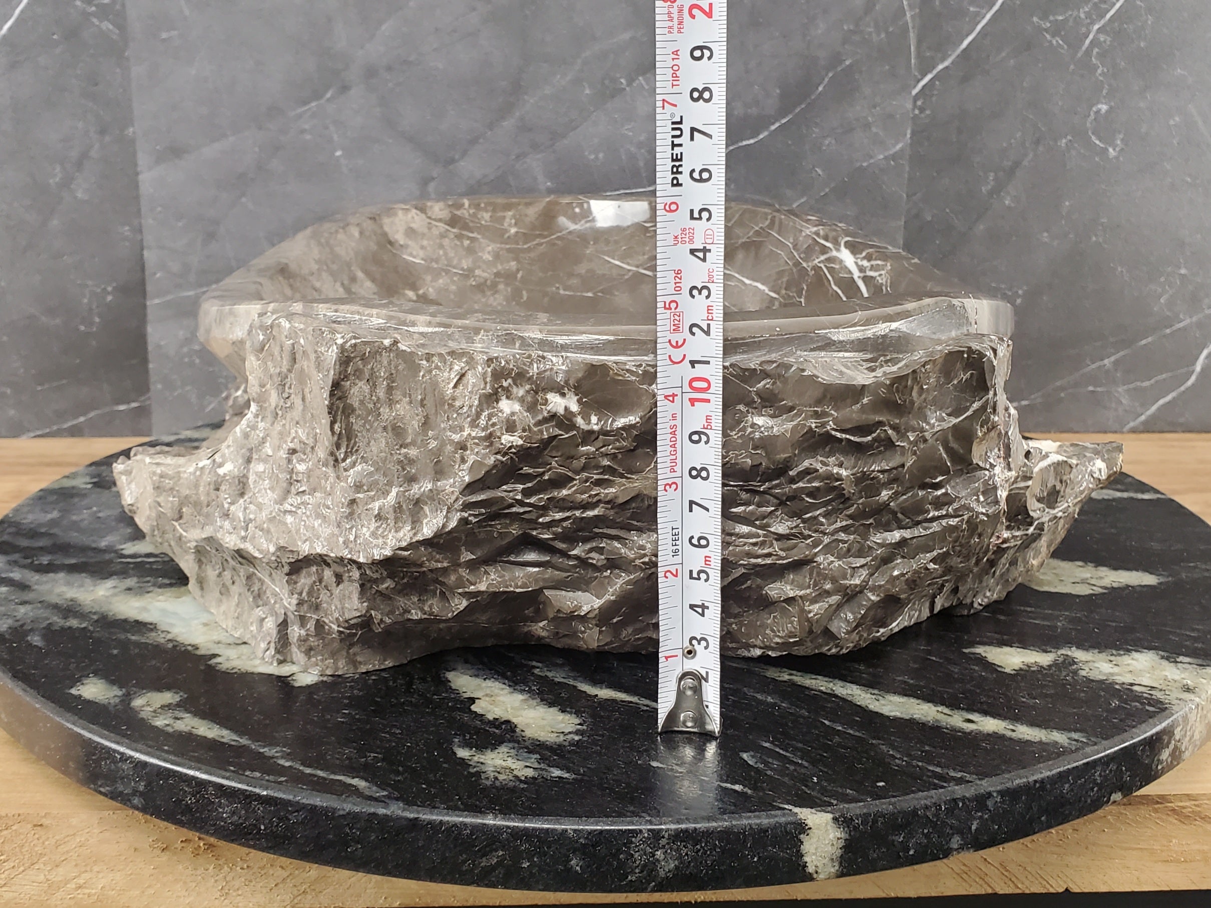 SET1040 Marble Stone Vessel Sink Set