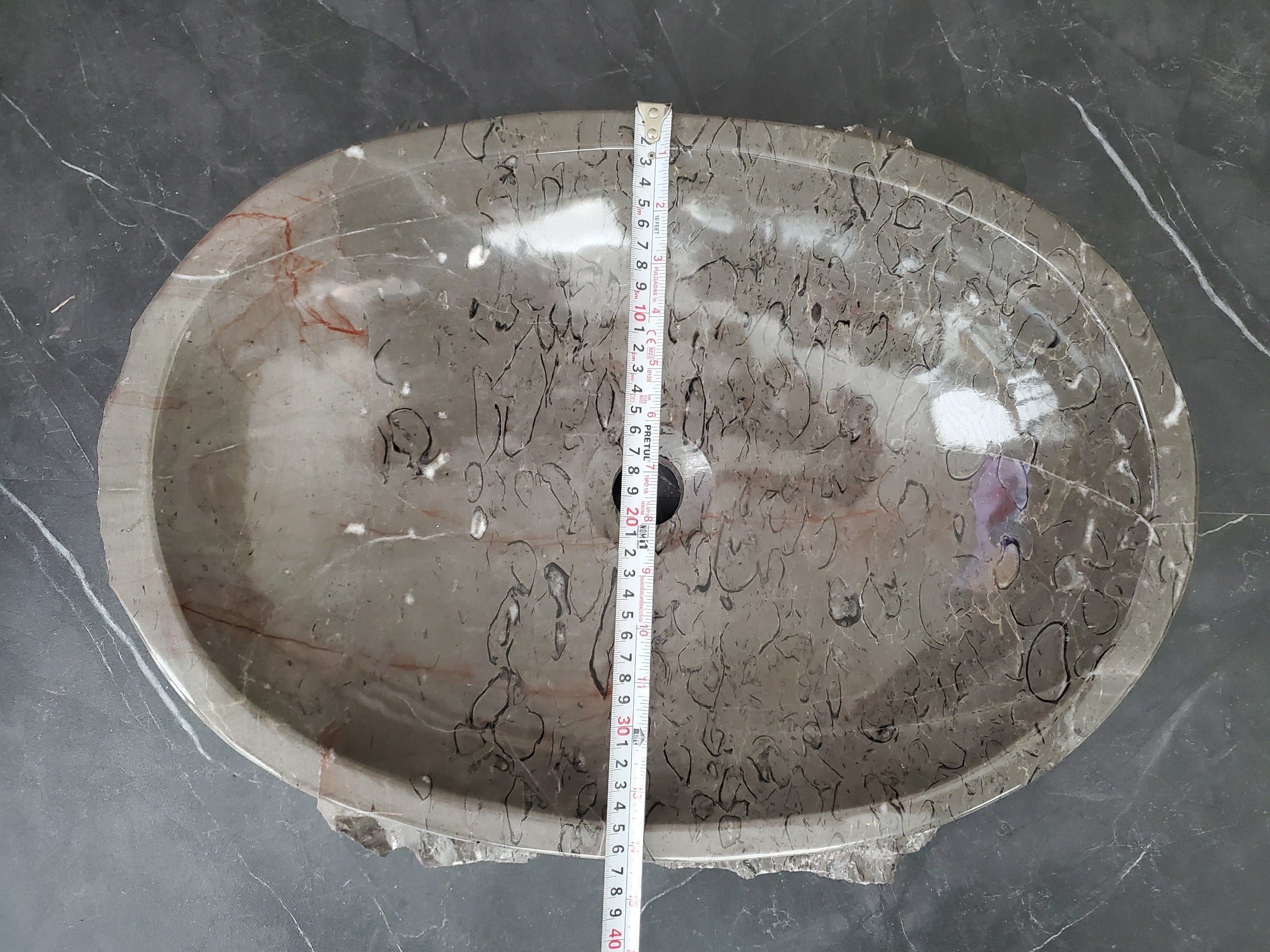 SET1042 Marble Stone Vessel Sink Set