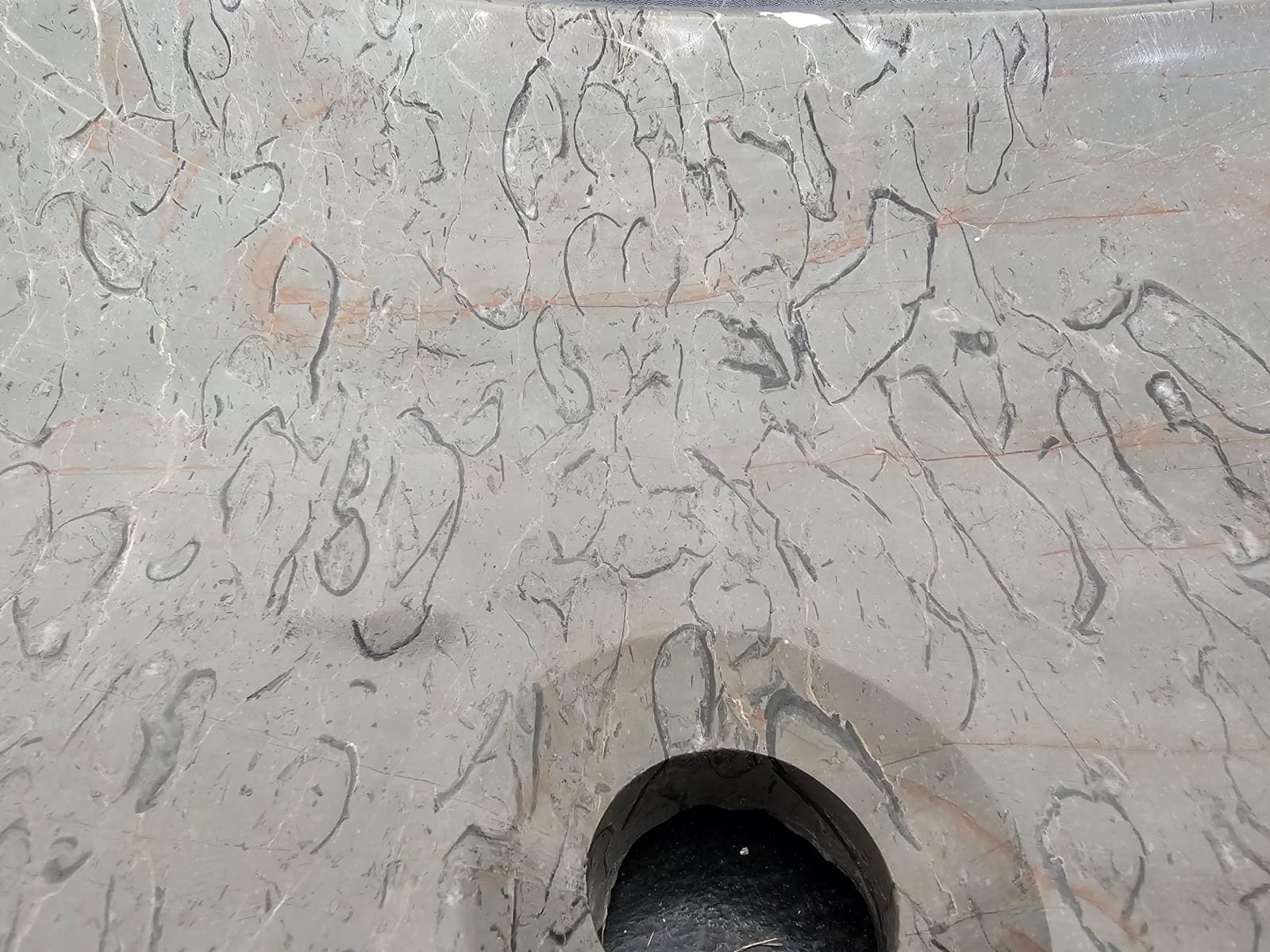 S28_22 Marble Stone Vessel Bathroom Sink