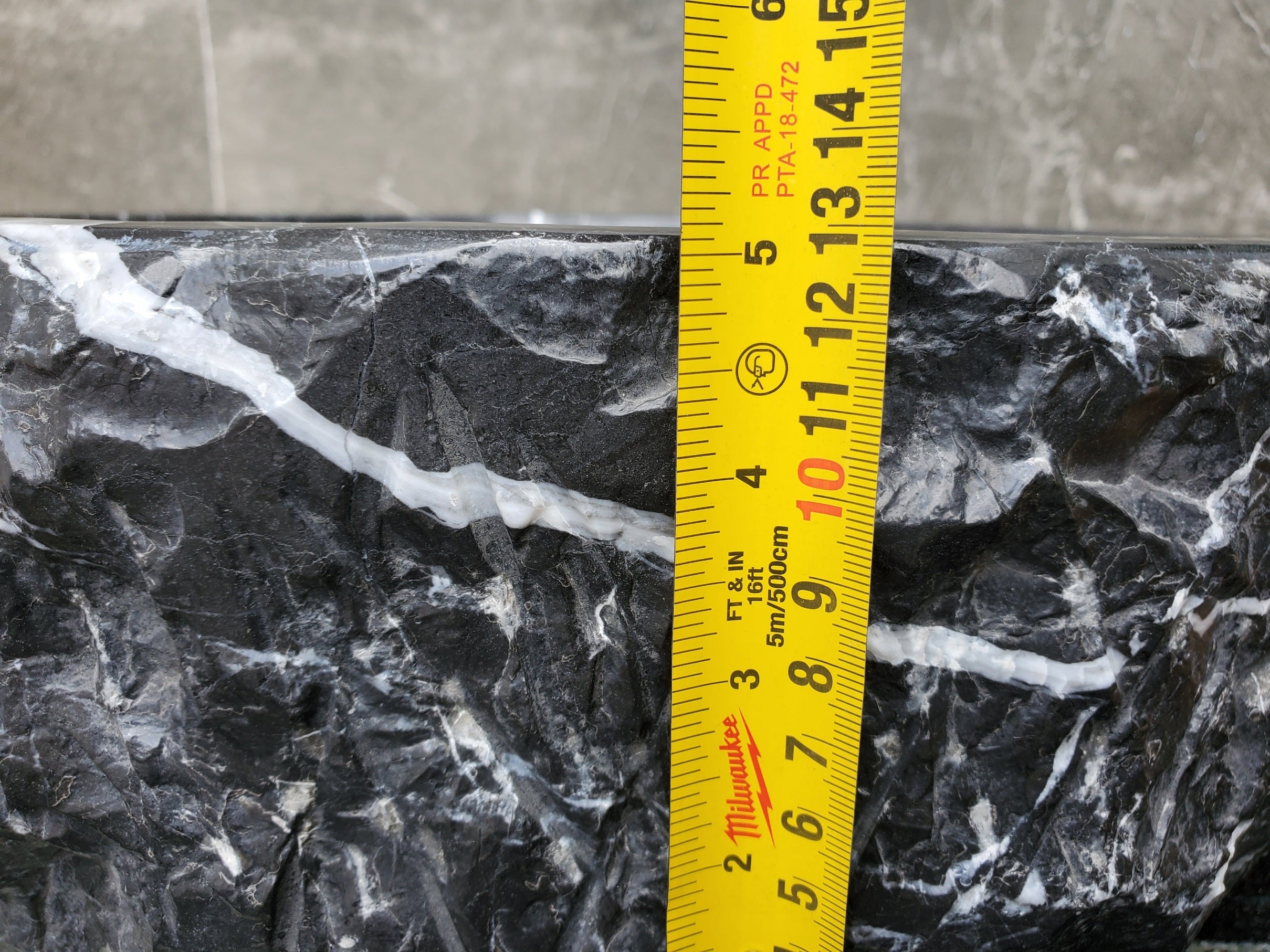 S29_26 Marble Stone Vessel Bathroom Sink - 14 x 14 inch