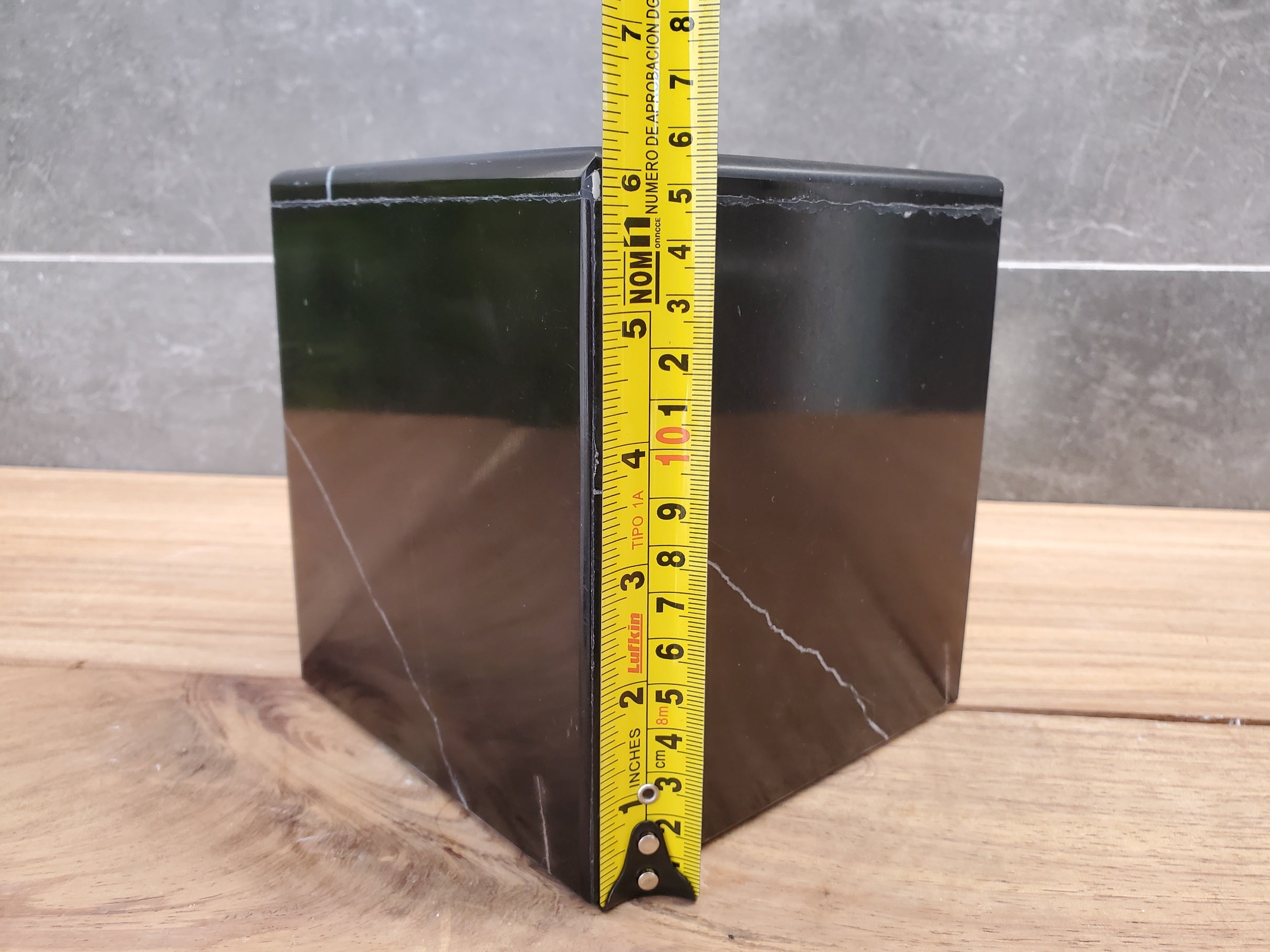 TCSQ_60 Marble Tissue Box Cover (Cube)