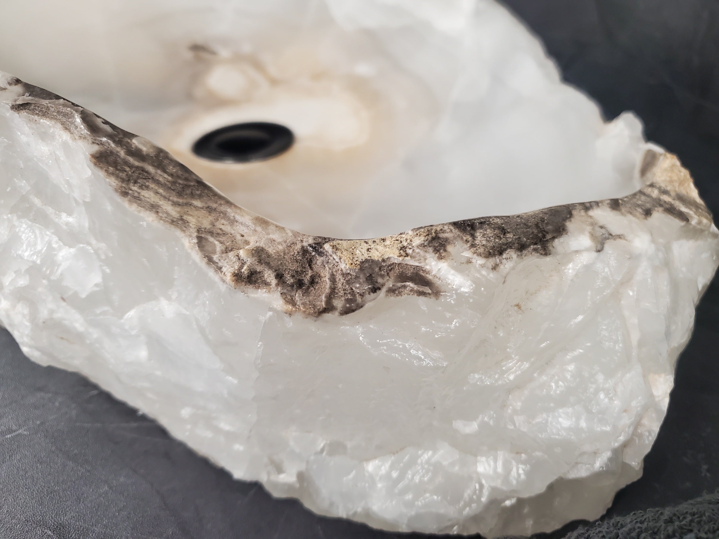 S26_05 Onyx Stone Bathroom Vessel Sink - 19.5 x 15.5 inch