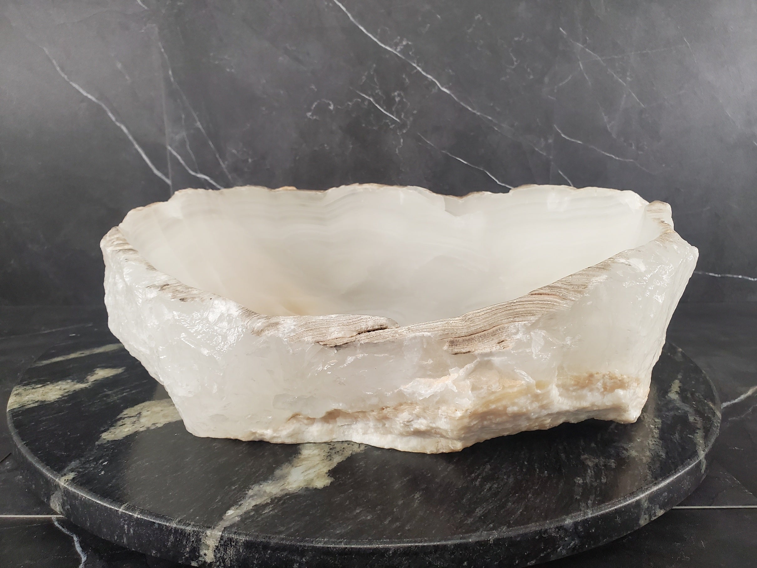 S26_04 Onyx Stone Bathroom Vessel Sink