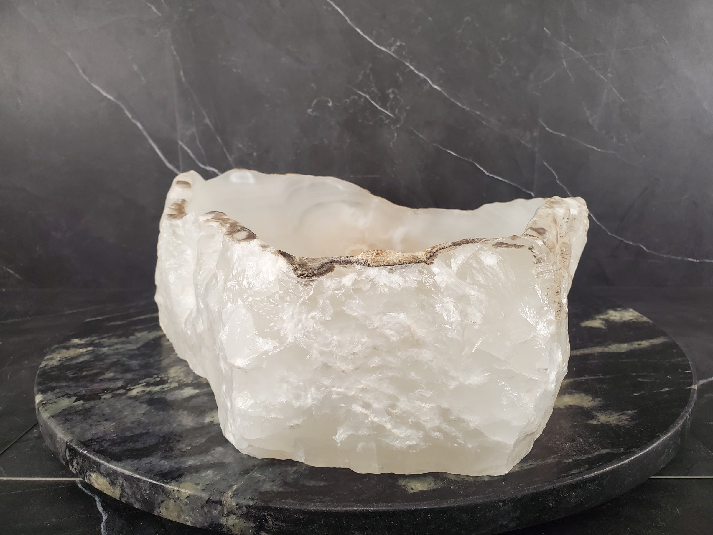 S26_04 Onyx Stone Bathroom Vessel Sink