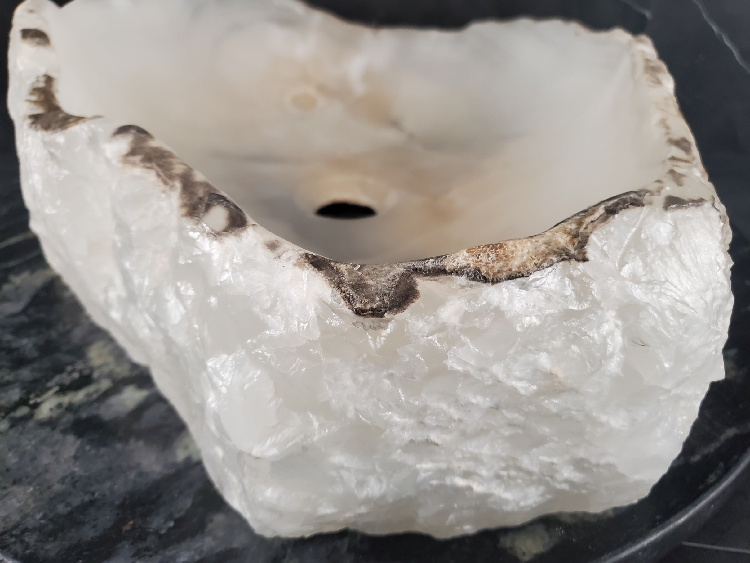 S26_04 Onyx Stone Bathroom Vessel Sink