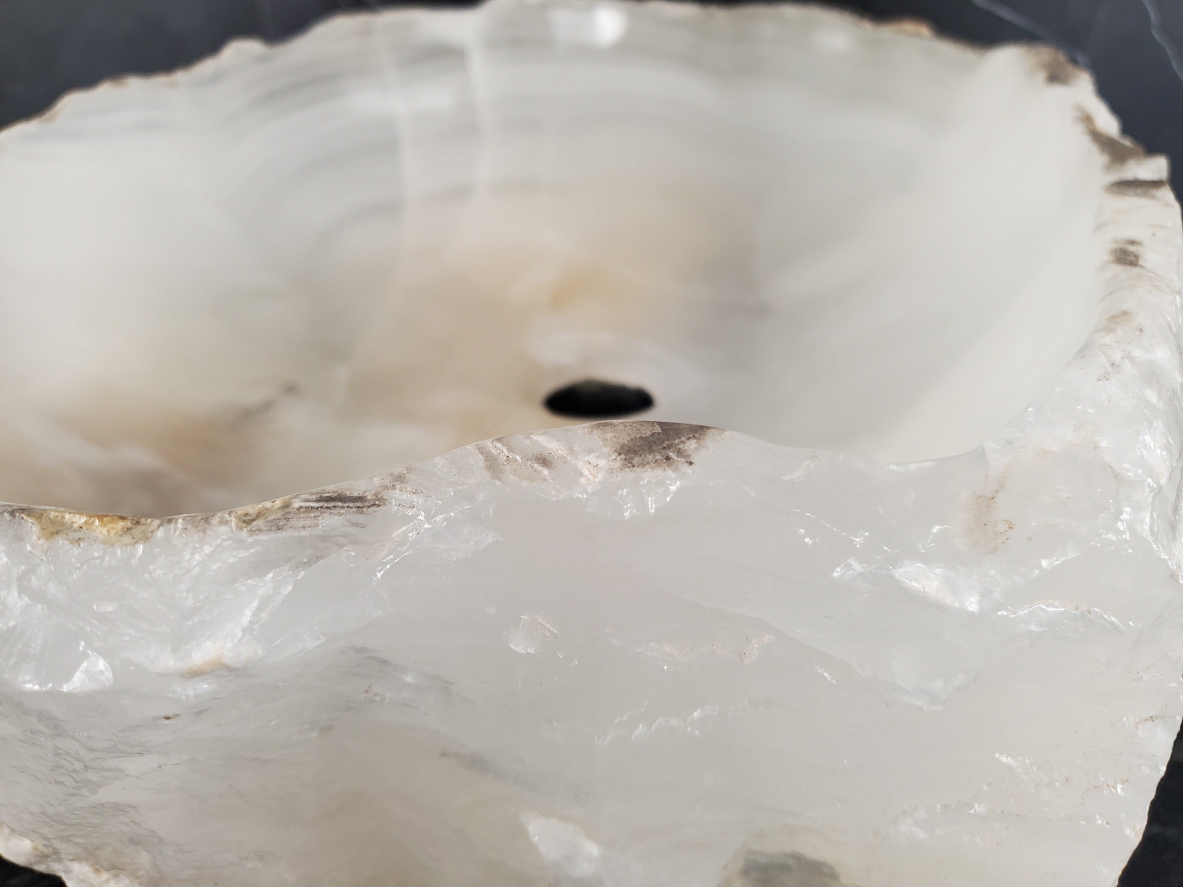 S26_04 Onyx Stone Bathroom Vessel Sink