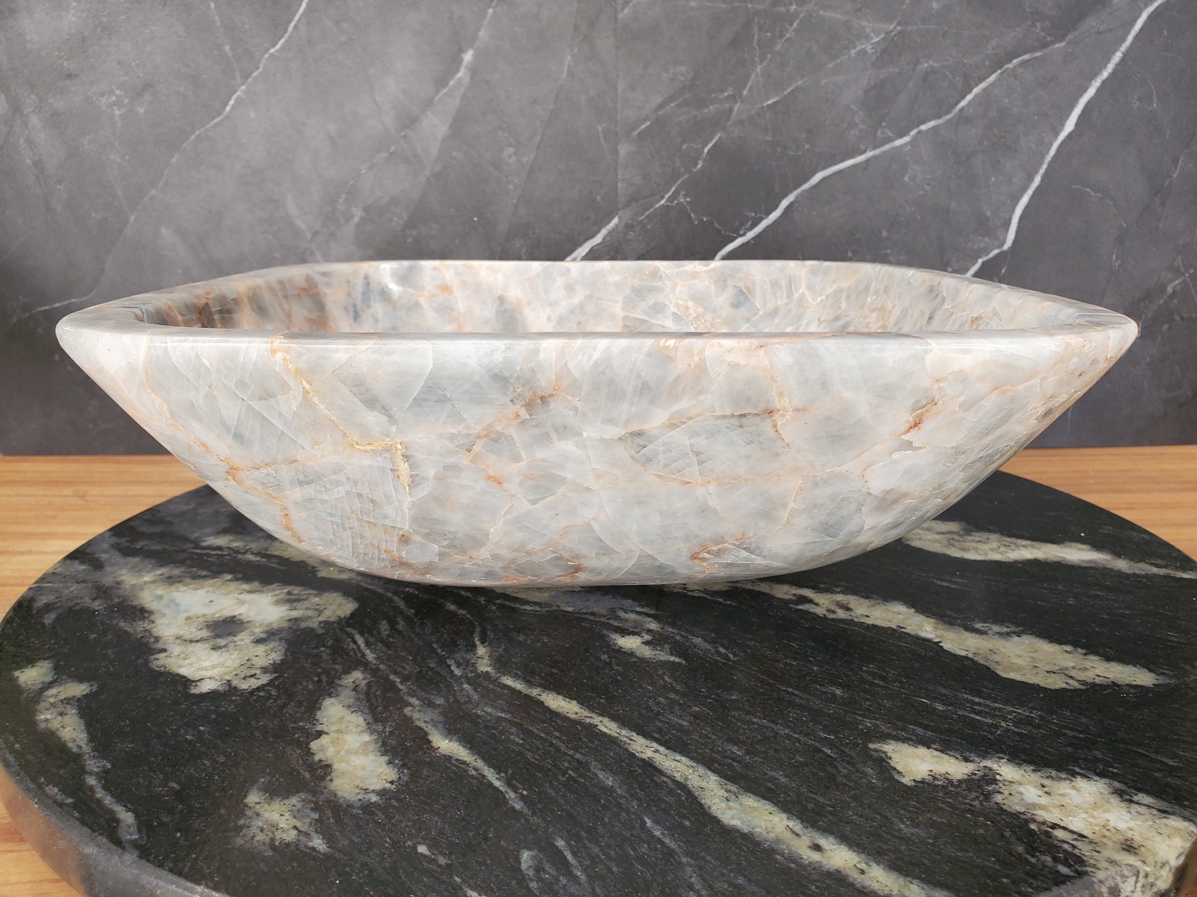 S34_10 Fluorite Stone Vessel Sink