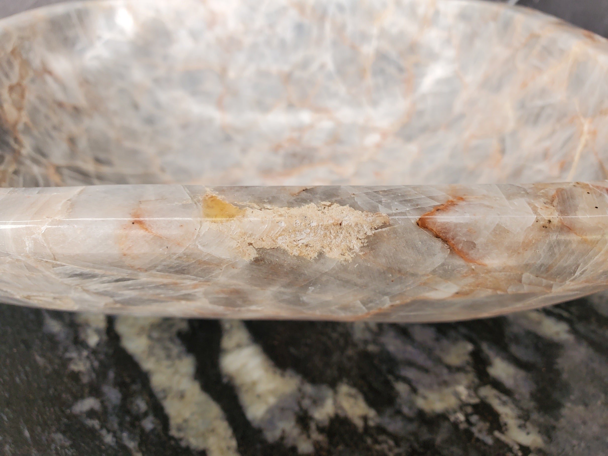 S34_10 Fluorite Stone Vessel Sink