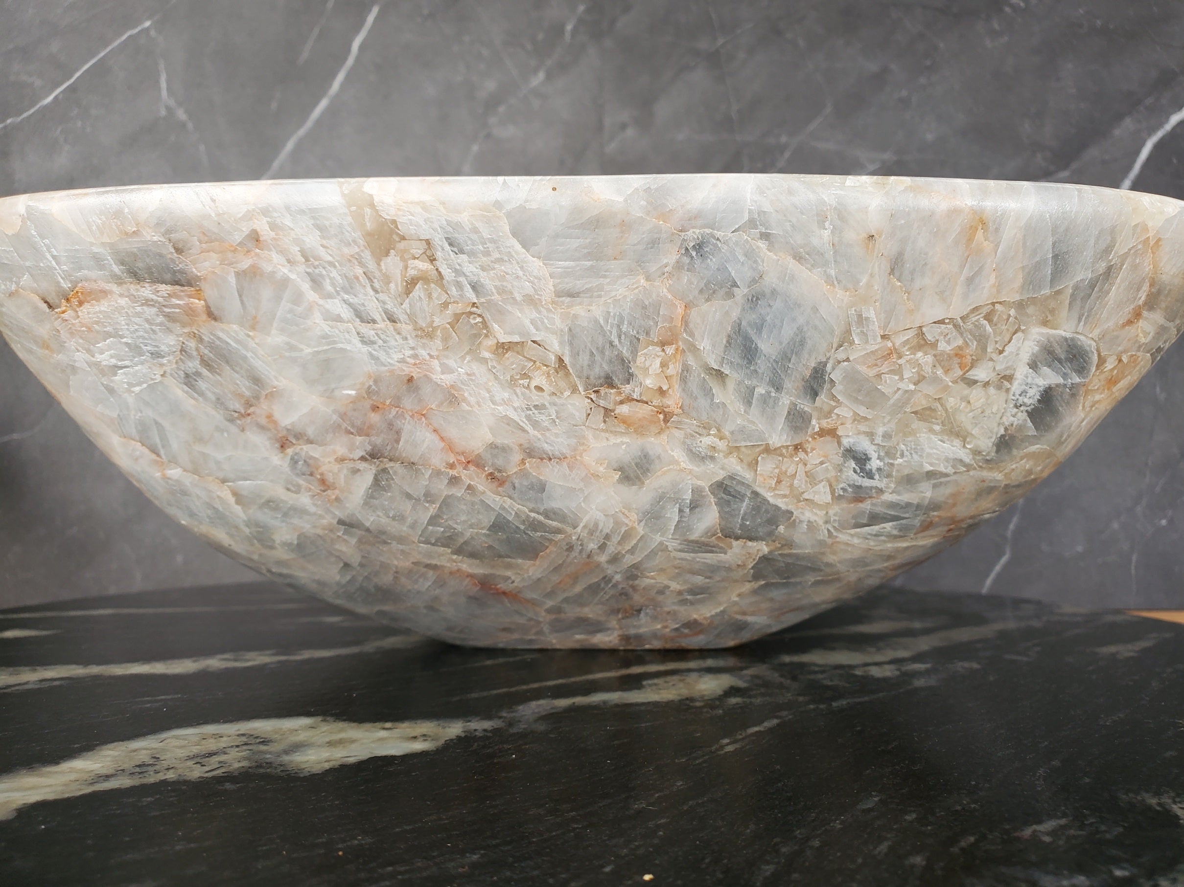 S34_10 Fluorite Stone Vessel Sink