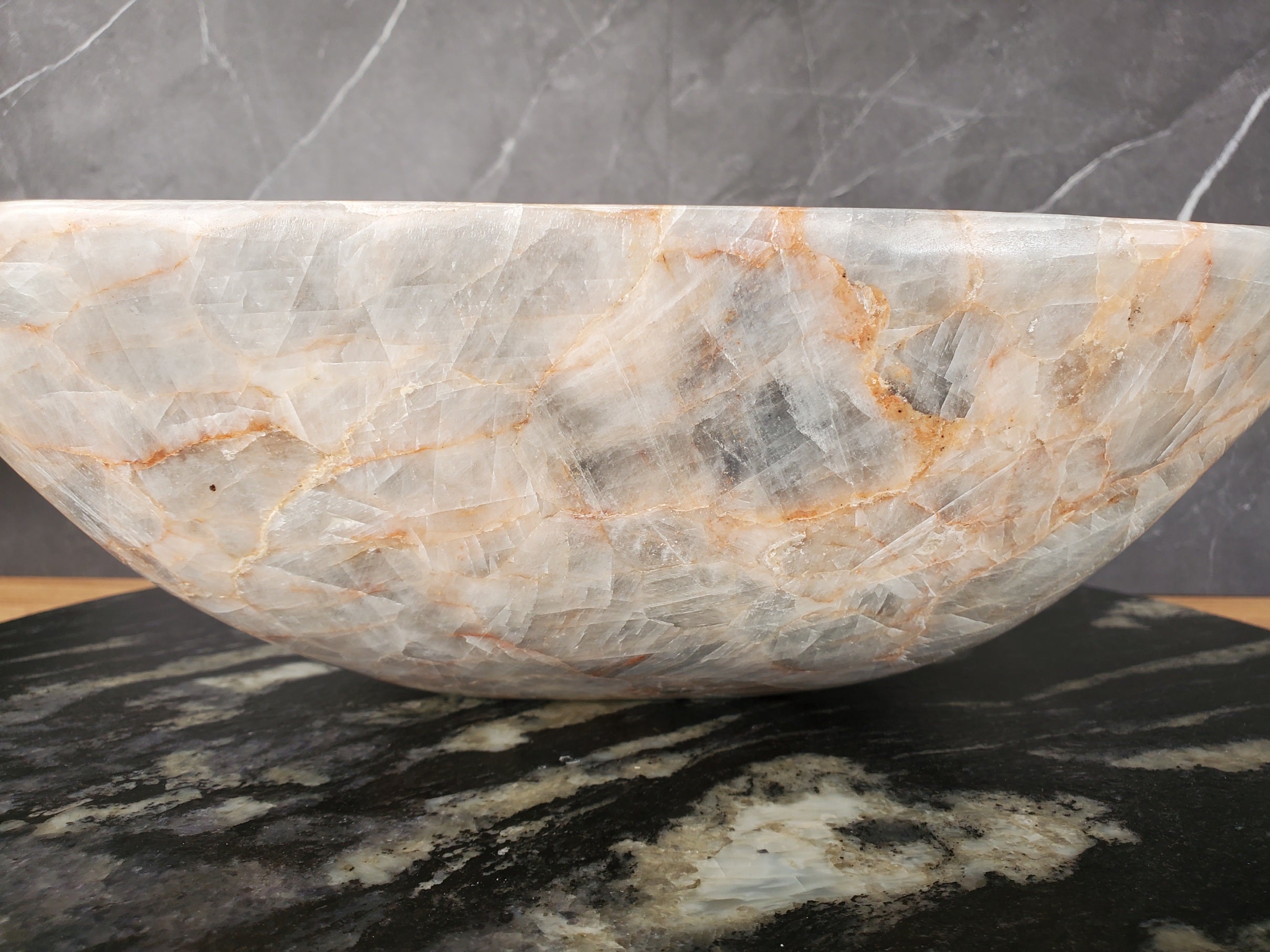 S34_10 Fluorite Stone Vessel Sink