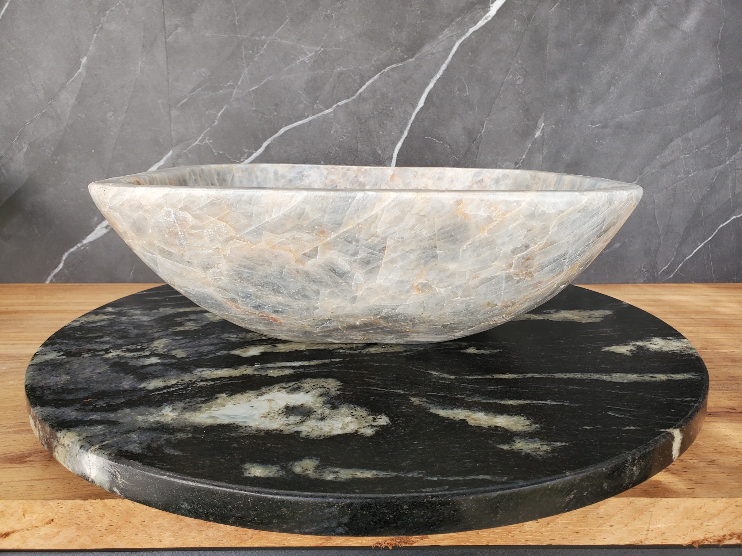 S34_11 Fluorite Stone Vessel Sink