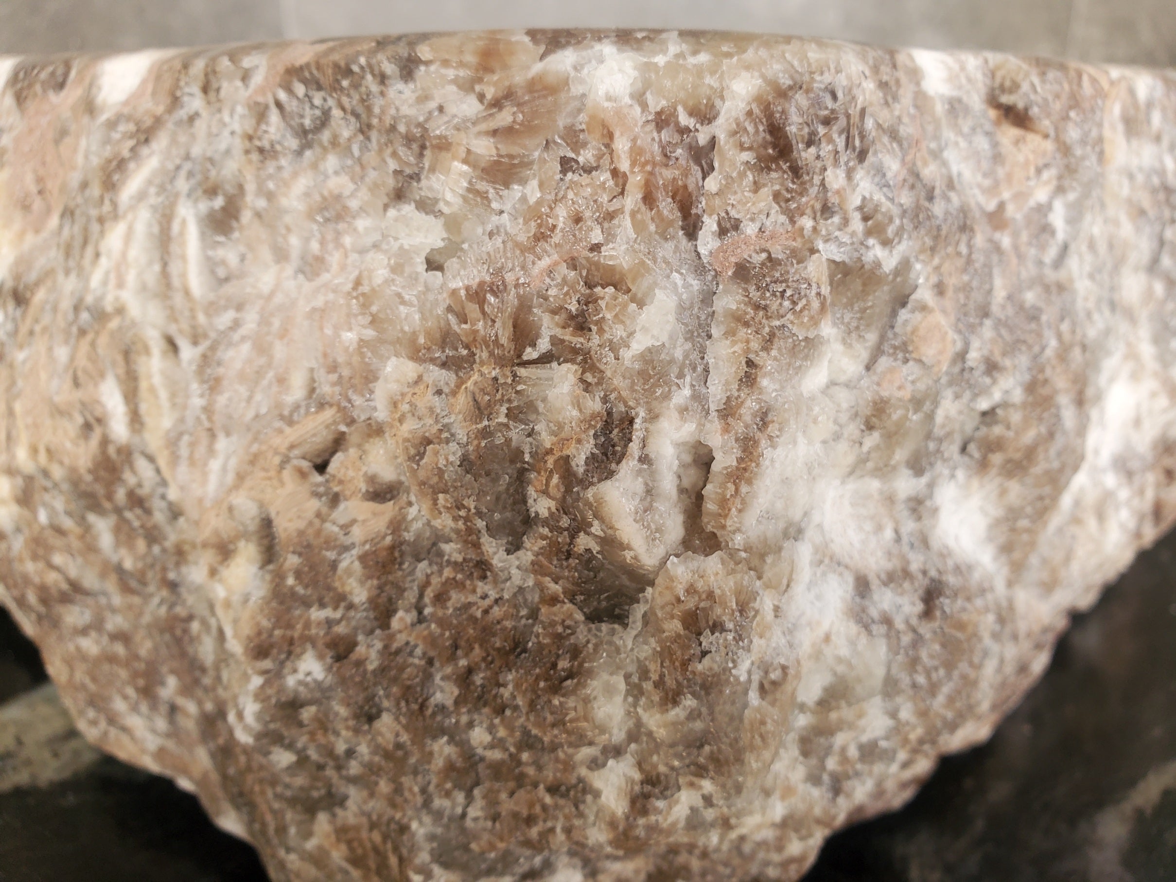 S33_11 Onyx Stone Vessel Sink - 16 x 13 inch
