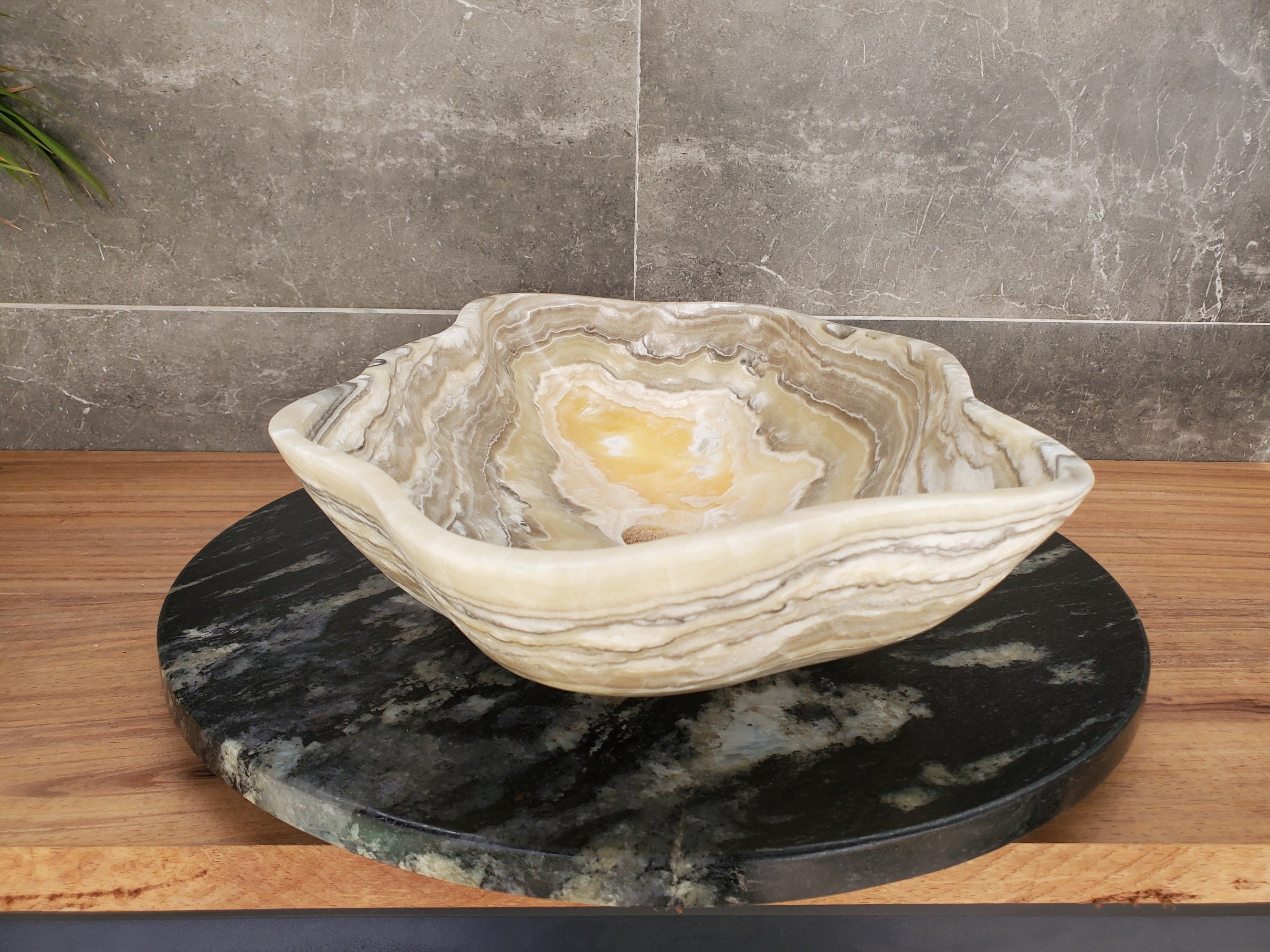 S33_53 Onyx Bathroom Vessel Sink - 19.5 x 12.5