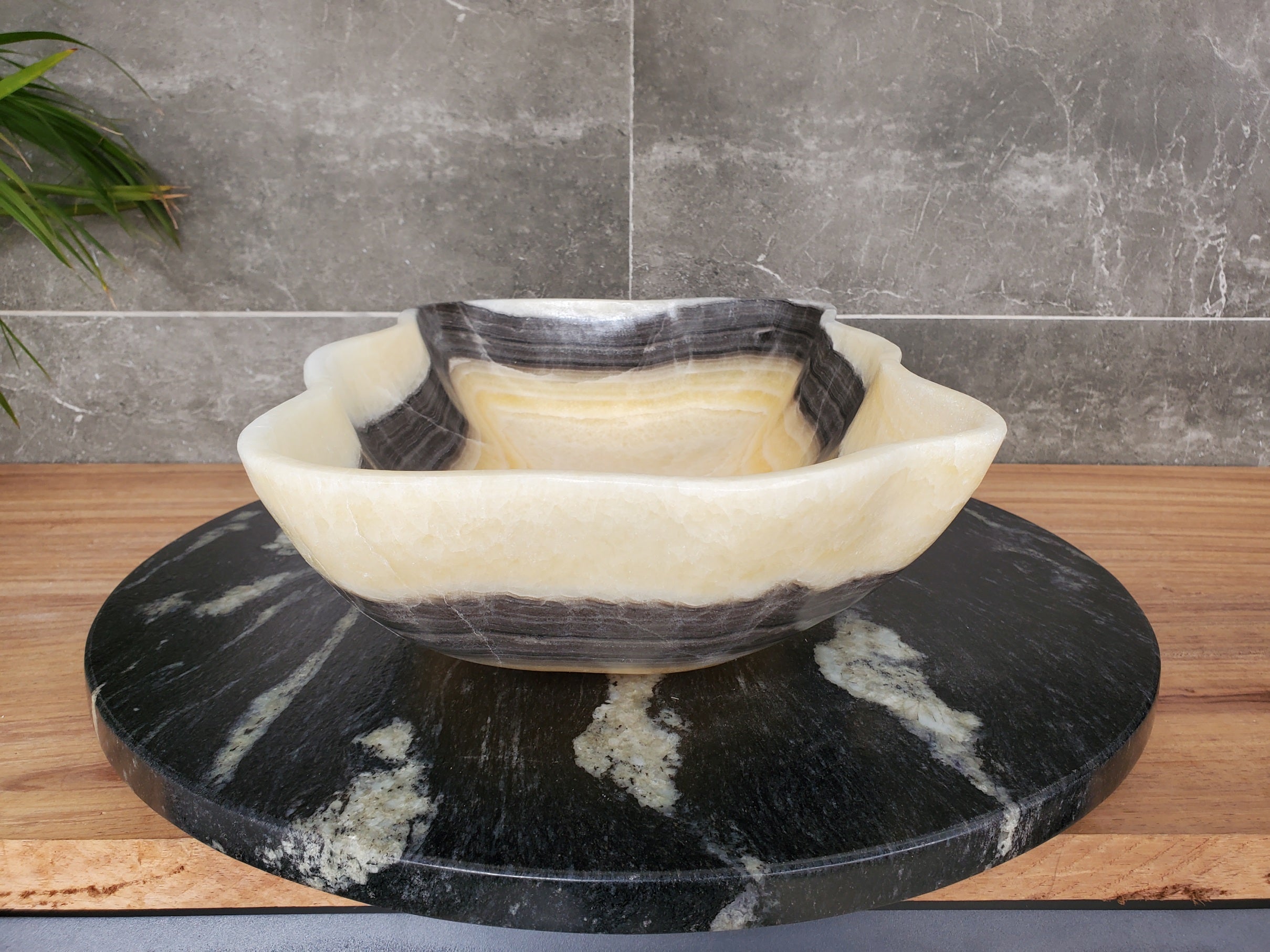 S33_45 Onyx Bathroom Vessel Sink - 18.5 x 11 inch