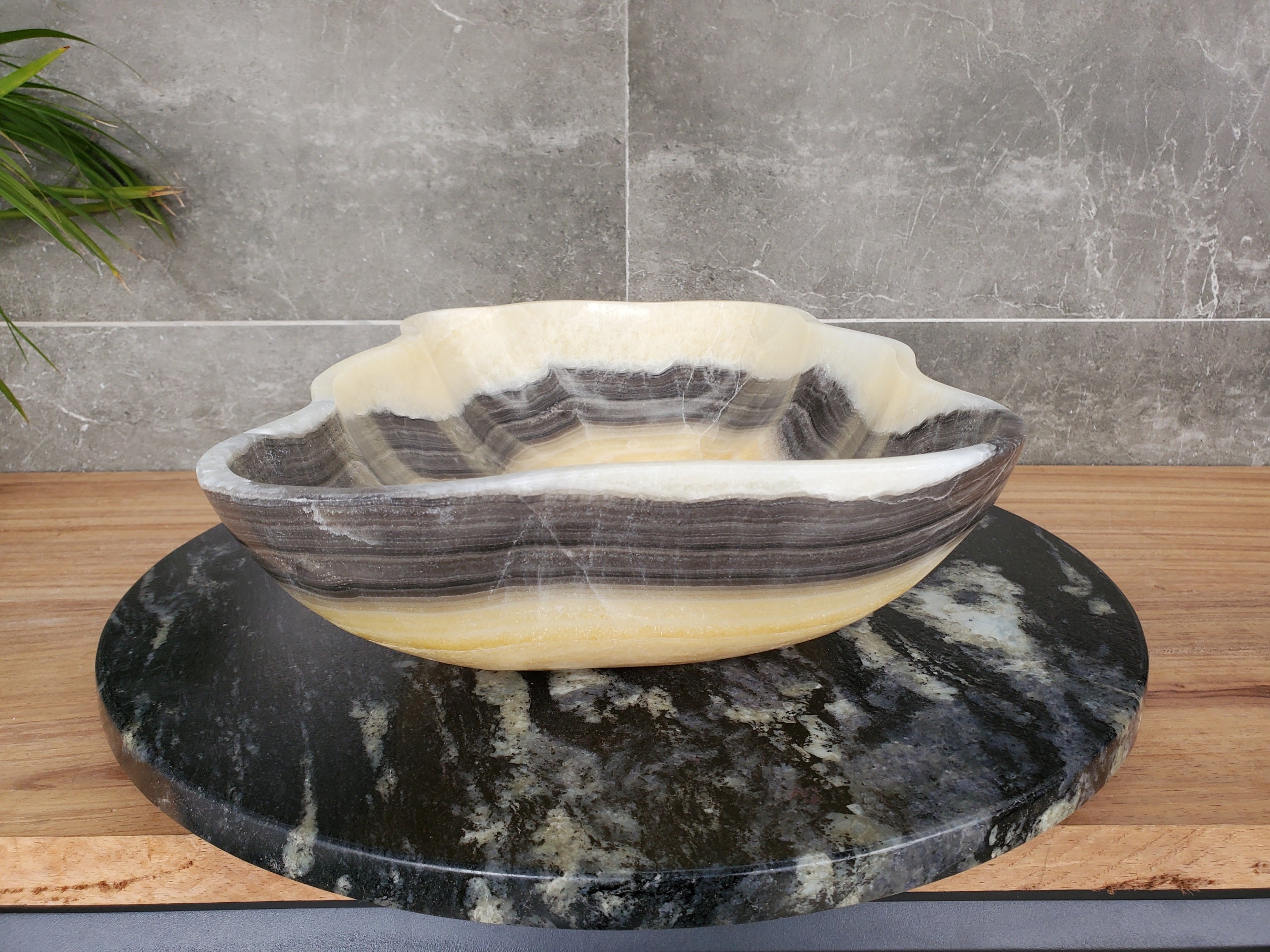 S33_45 Onyx Bathroom Vessel Sink - 18.5 x 11 inch
