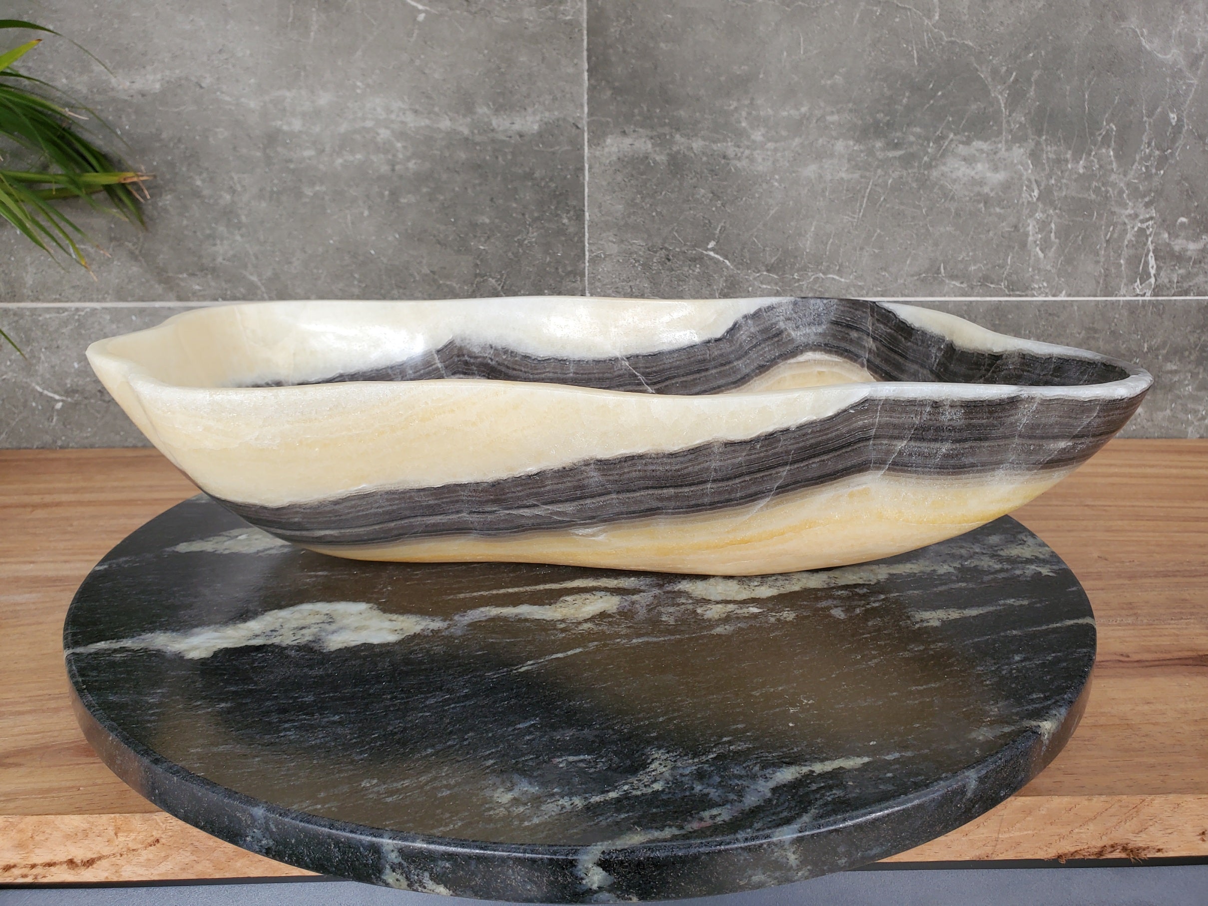 S33_45 Onyx Bathroom Vessel Sink - 18.5 x 11 inch