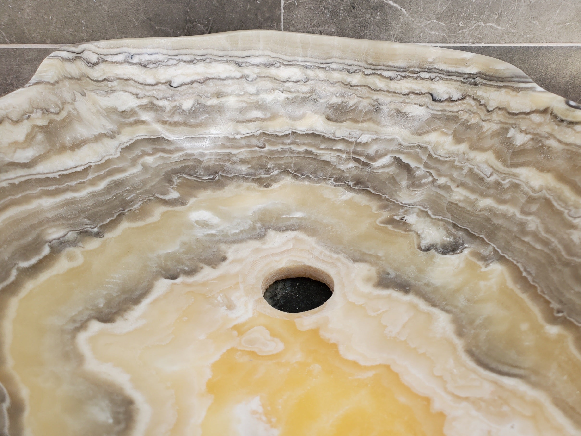 SET3306 Onyx Stone Master Bath Set of 2 (Two) Vessel Sinks