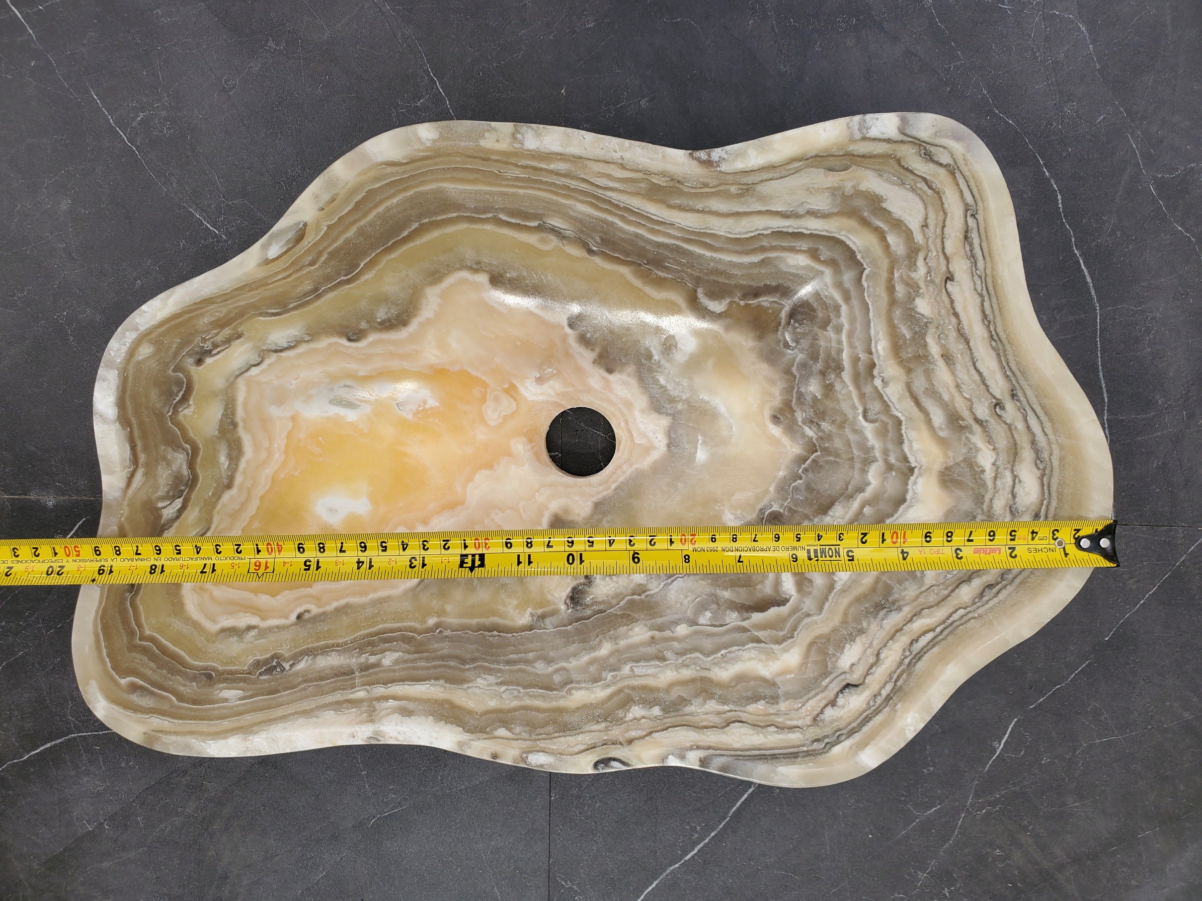 SET3306 Onyx Stone Master Bath Set of 2 (Two) Vessel Sinks