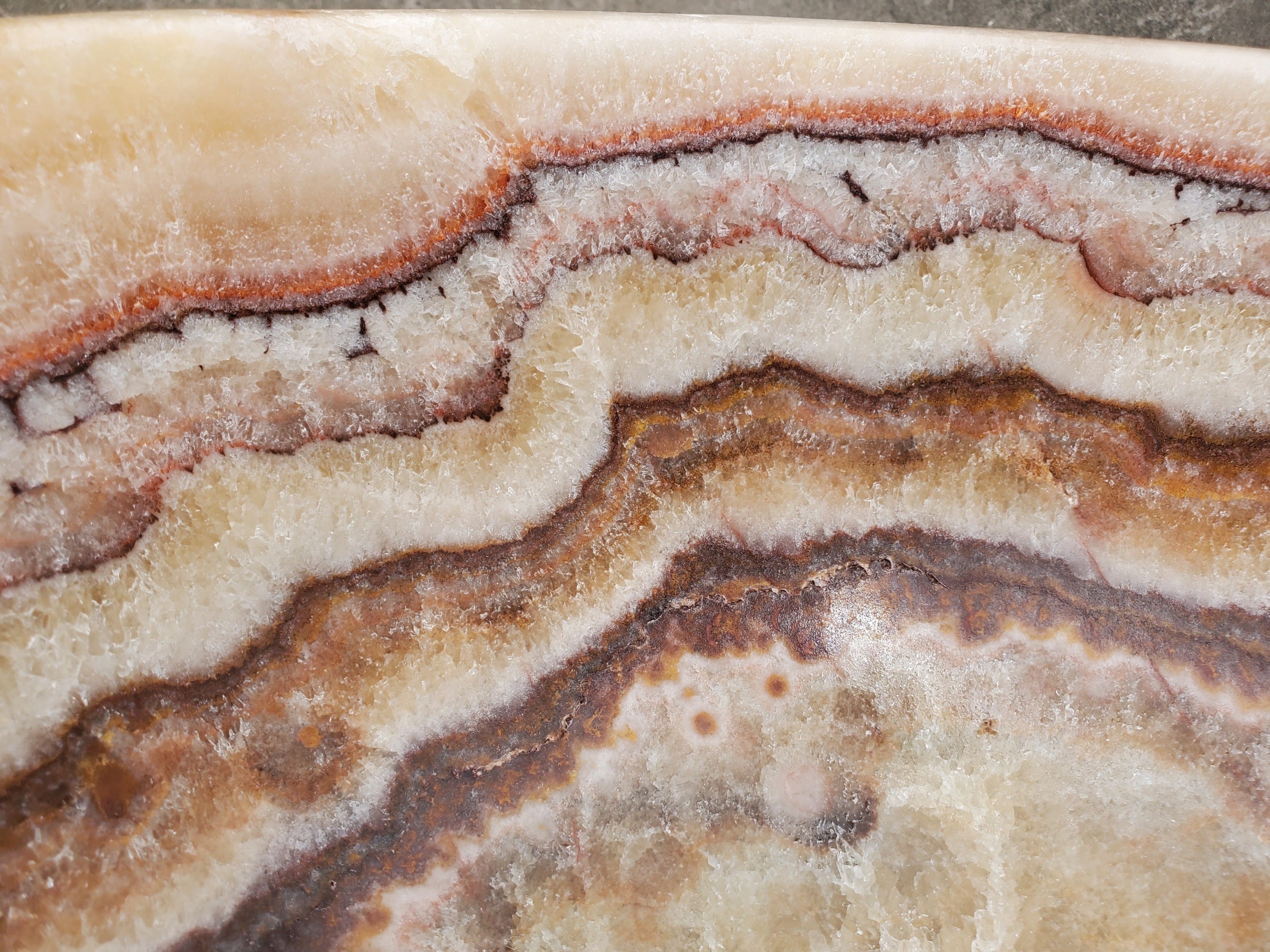 S31_44 Serpentine Onyx Stone Vessel Sink