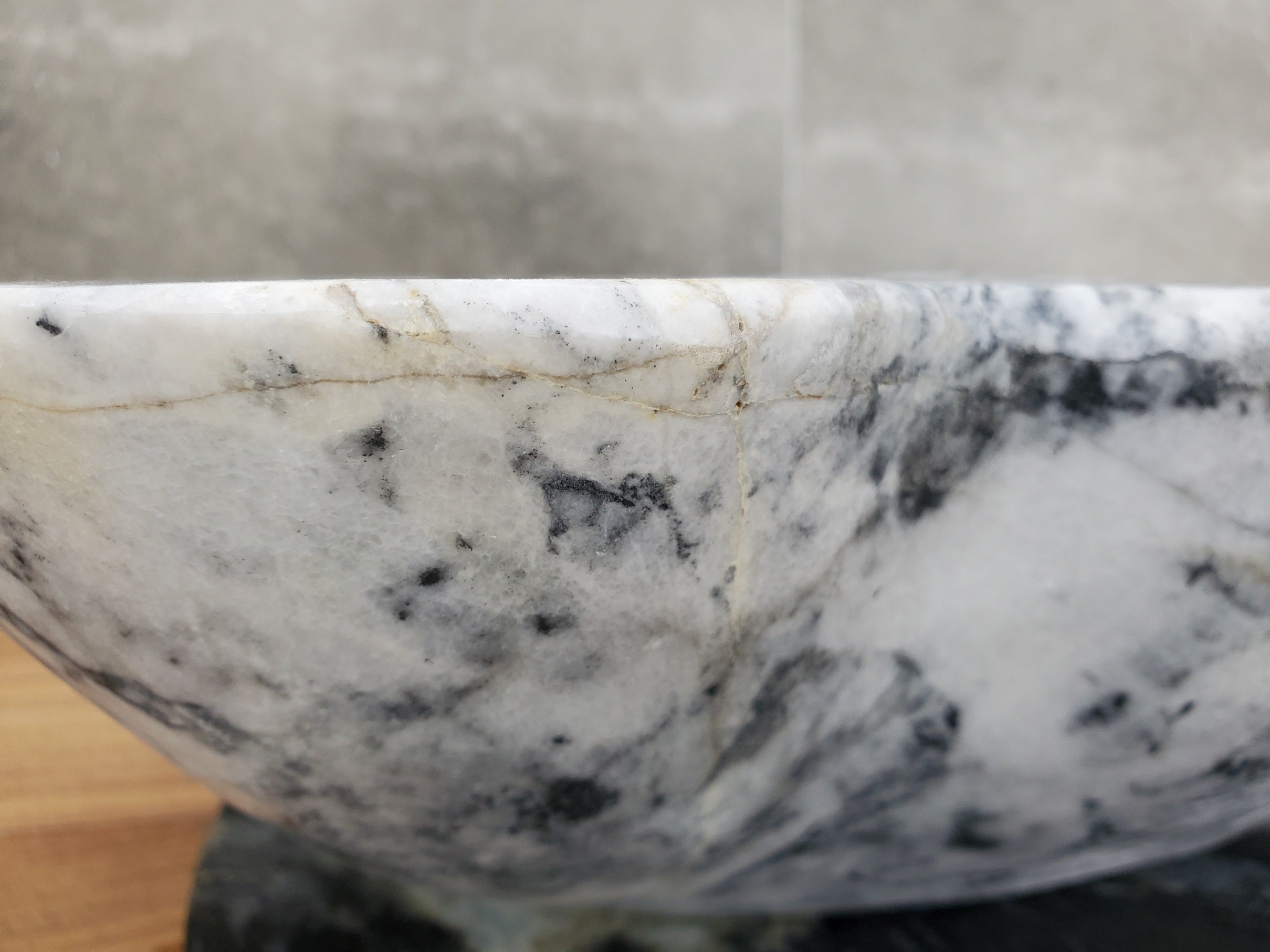 S32_06 Marble Vessel Bathroom Sink - 23 x 13 inch