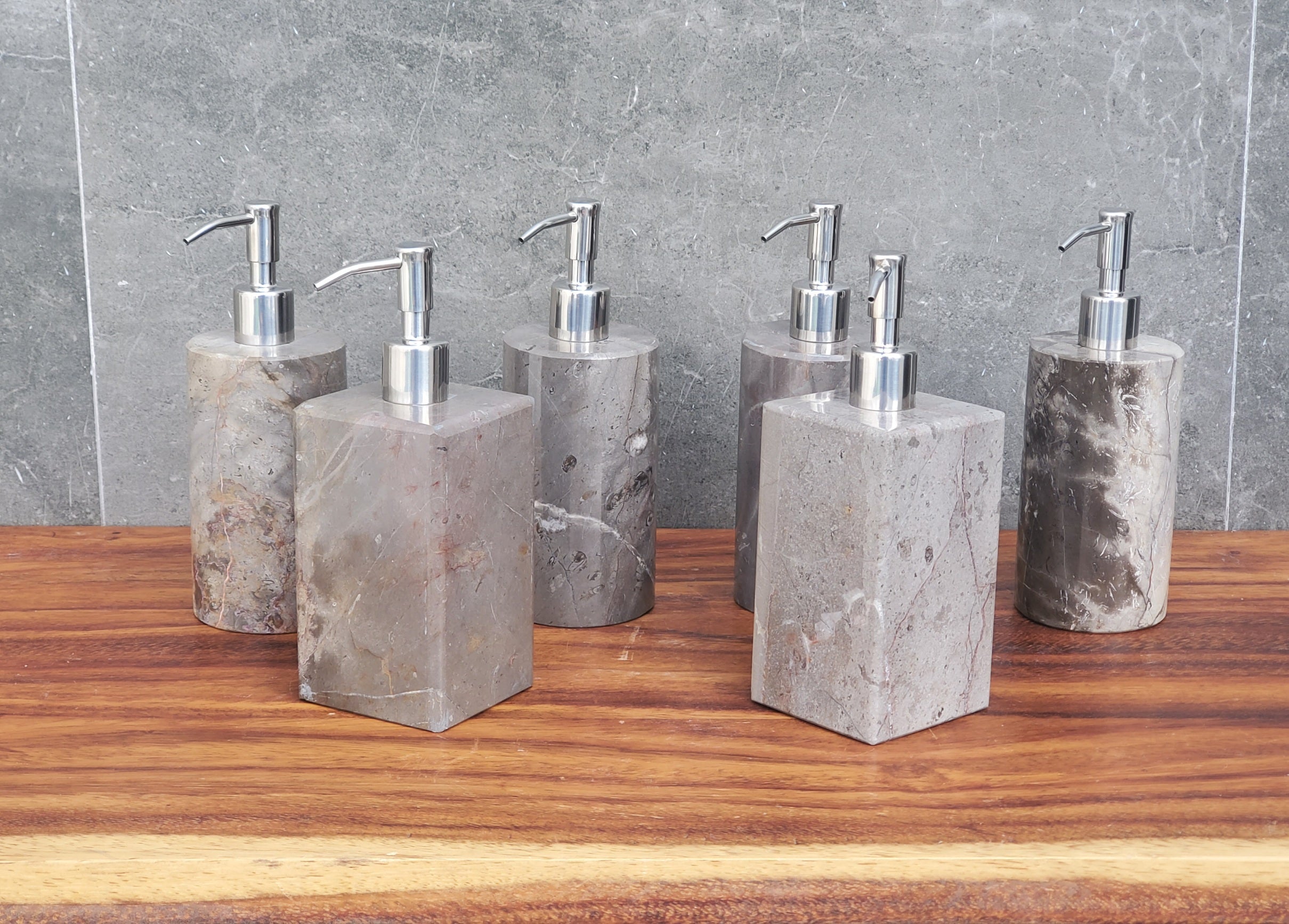 SD_55 Grey Marble Lotion Dispenser