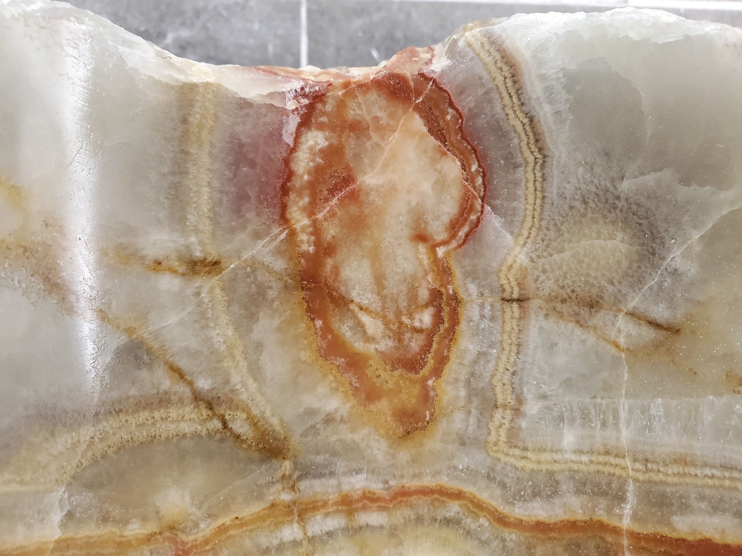 S33_36 Green Onyx Bathroom Vessel Sink