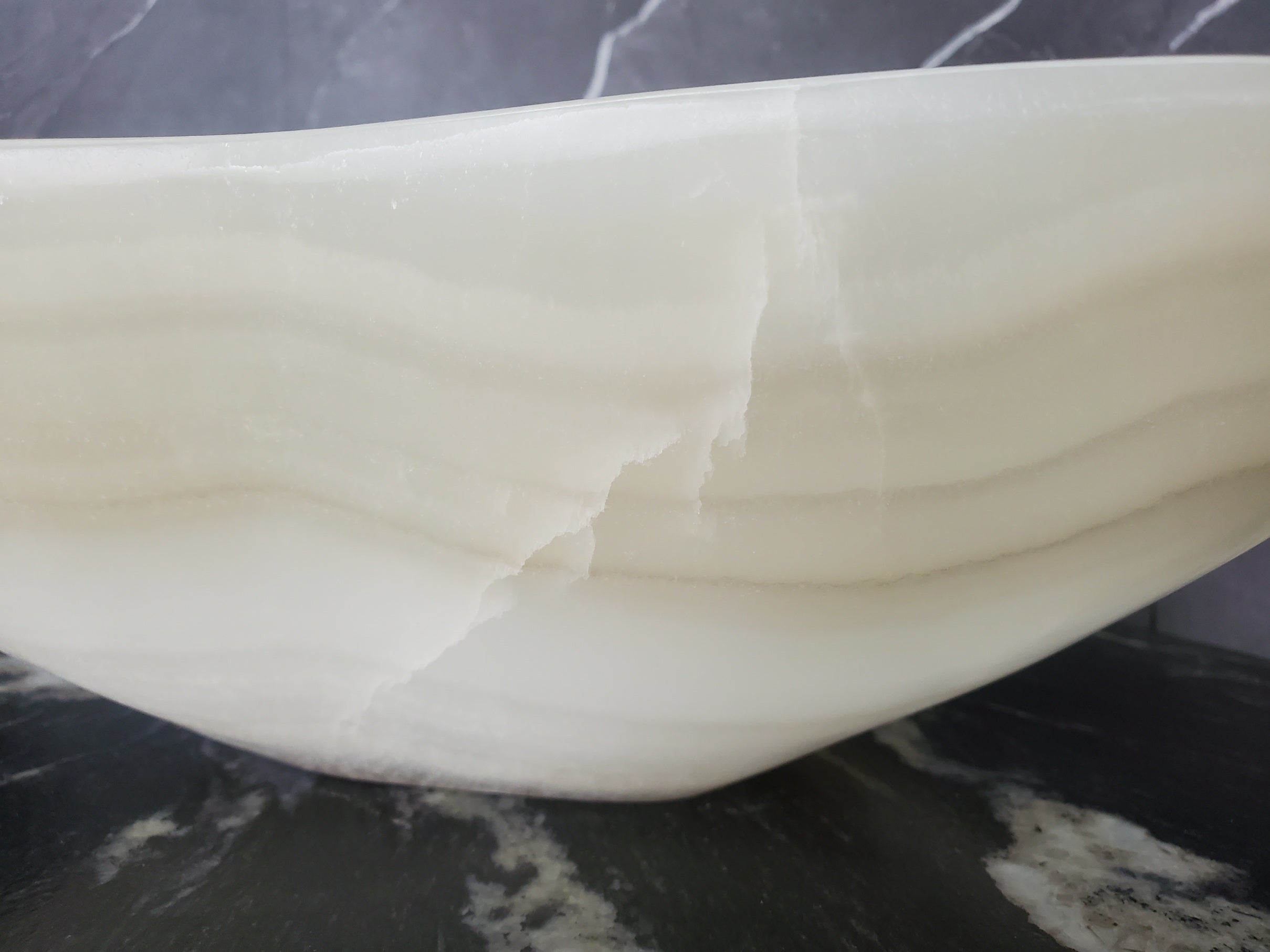 S34_19 Light Green Onyx Bathroom Vessel Sink