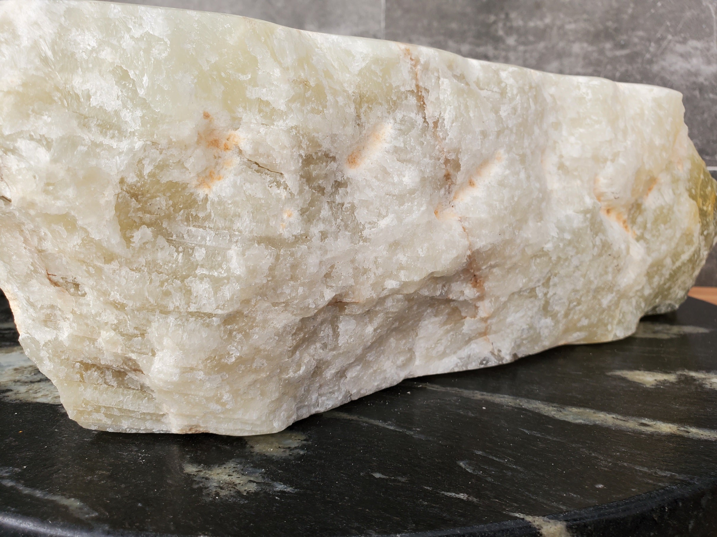 S31_31 Onyx Stone Vessel Bathroom Sink - 17 x 16 inch
