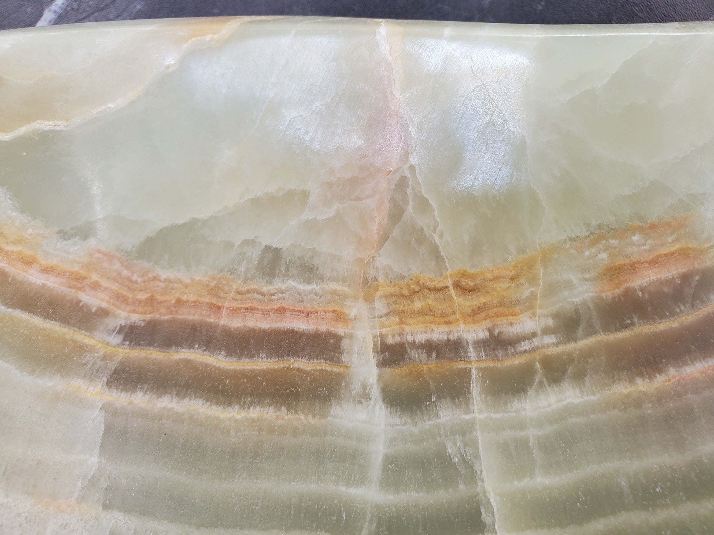 S34_17 Green Onyx Bathroom Vessel Sink