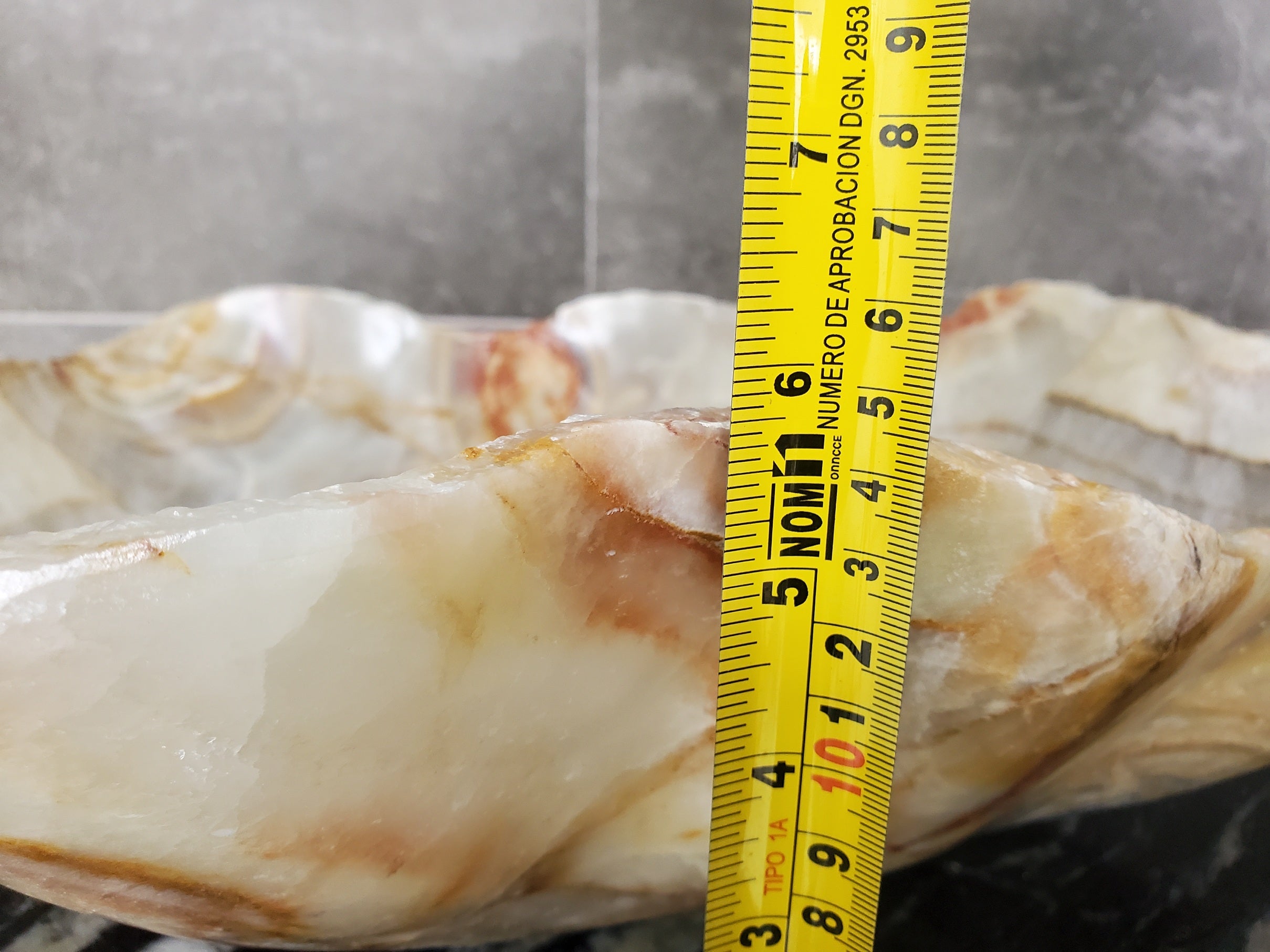 S33_36 Green Onyx Bathroom Vessel Sink