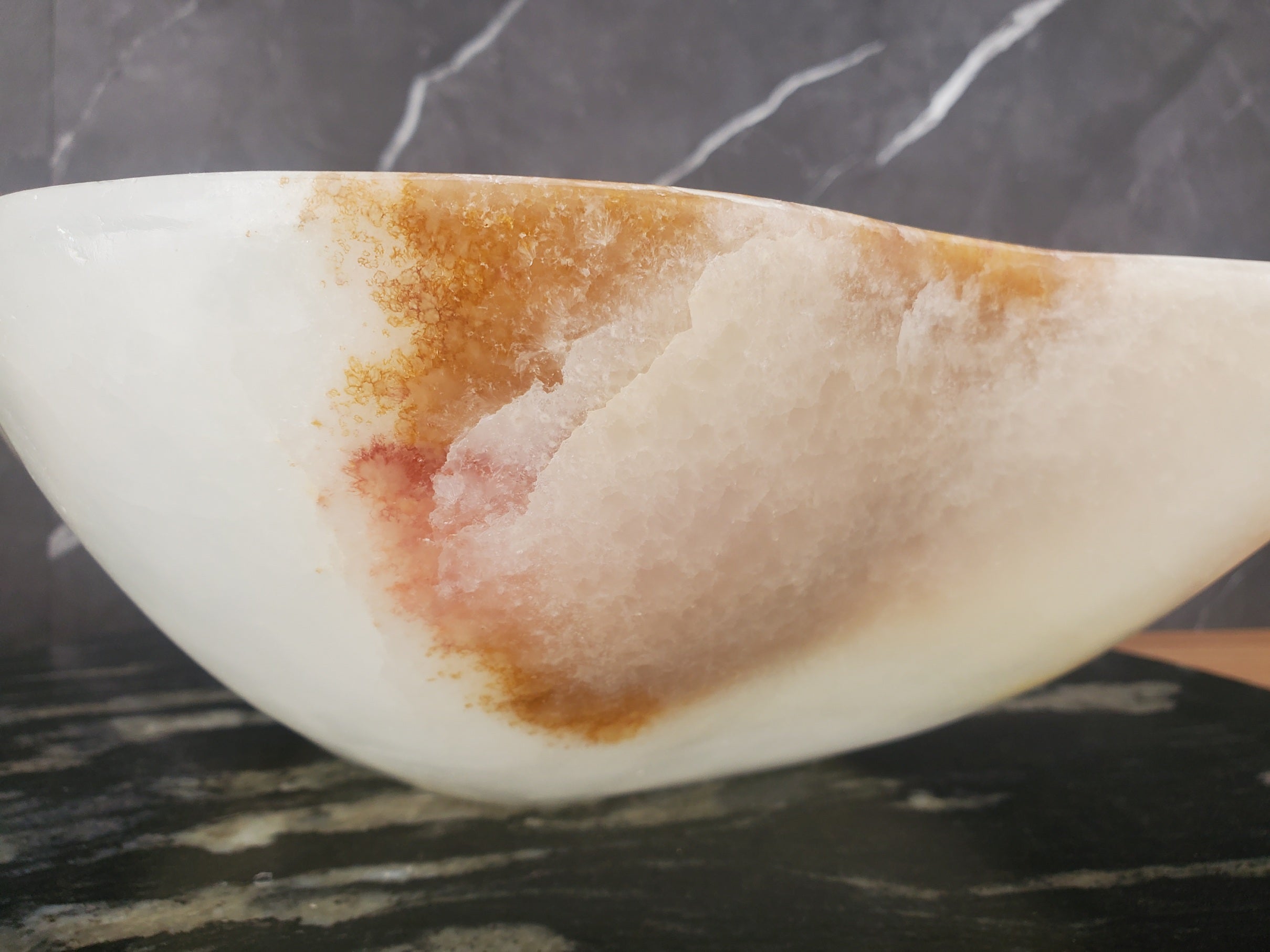 S34_21 Light Onyx Stone Vessel Sink