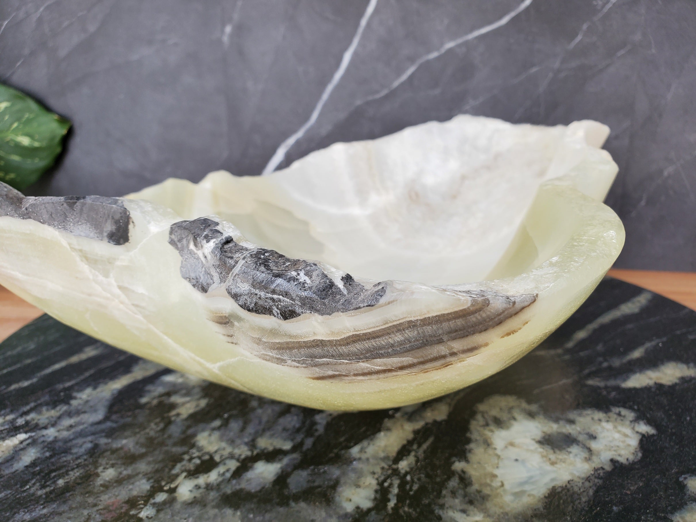 S34_15 Green Onyx Bathroom Vessel Sink - 20 x 12 inch