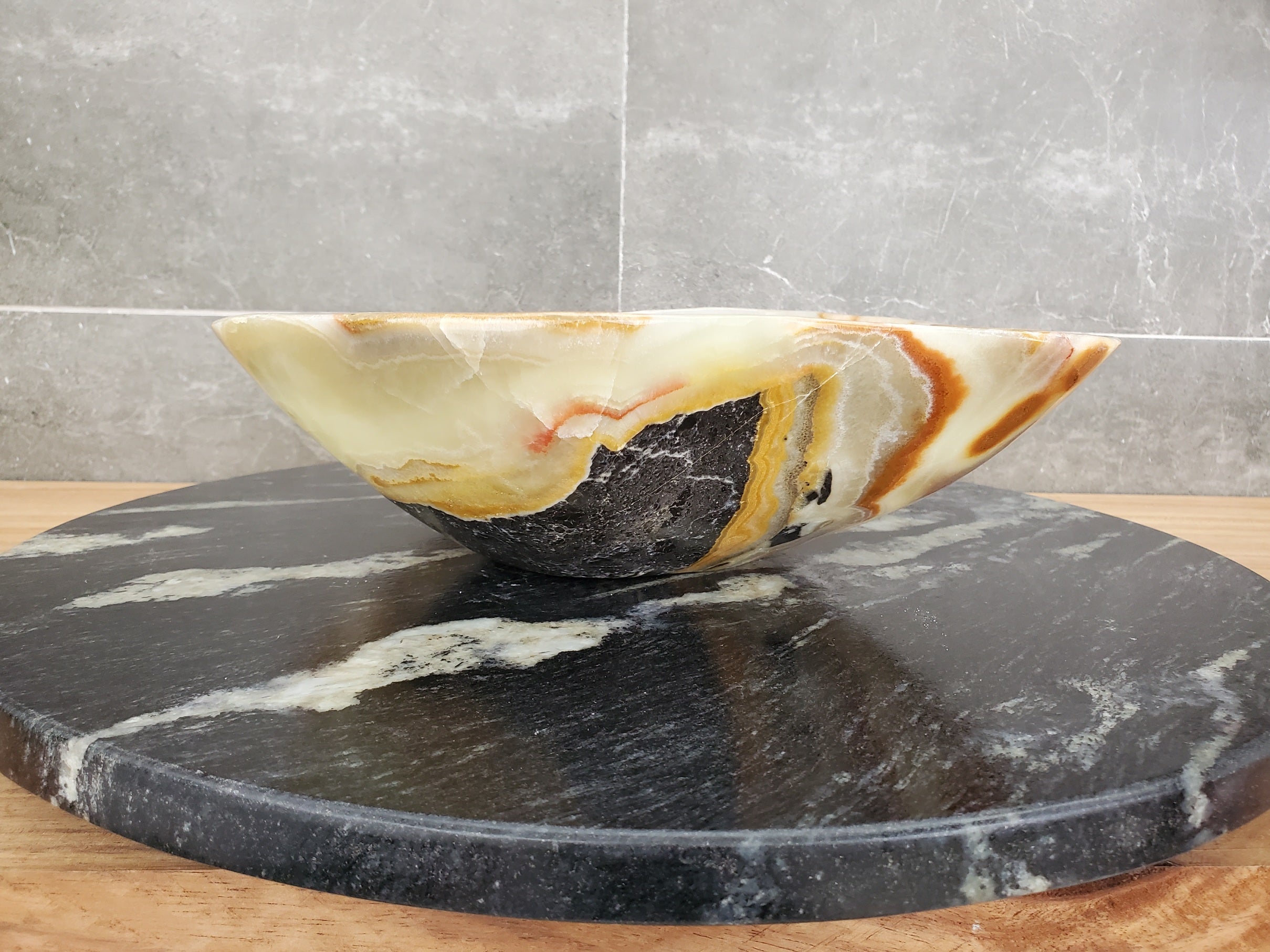 S31_29 Onyx Stone Vessel Bathroom Sink