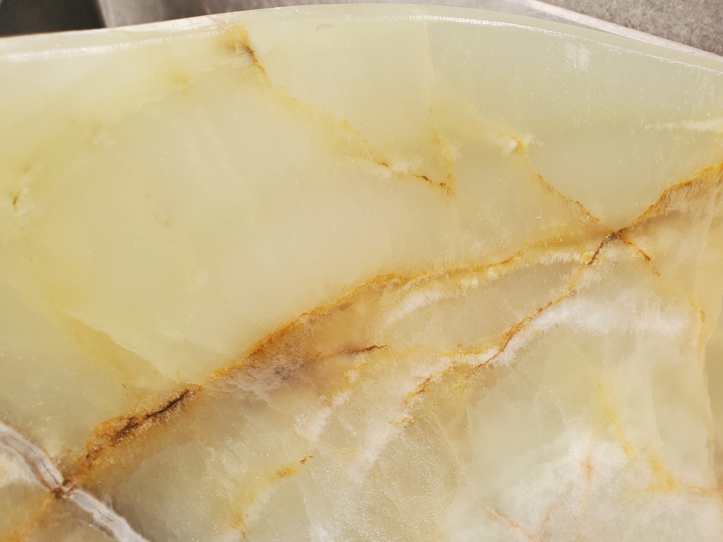 S33_21 Green Onyx Bathroom Vessel Sink