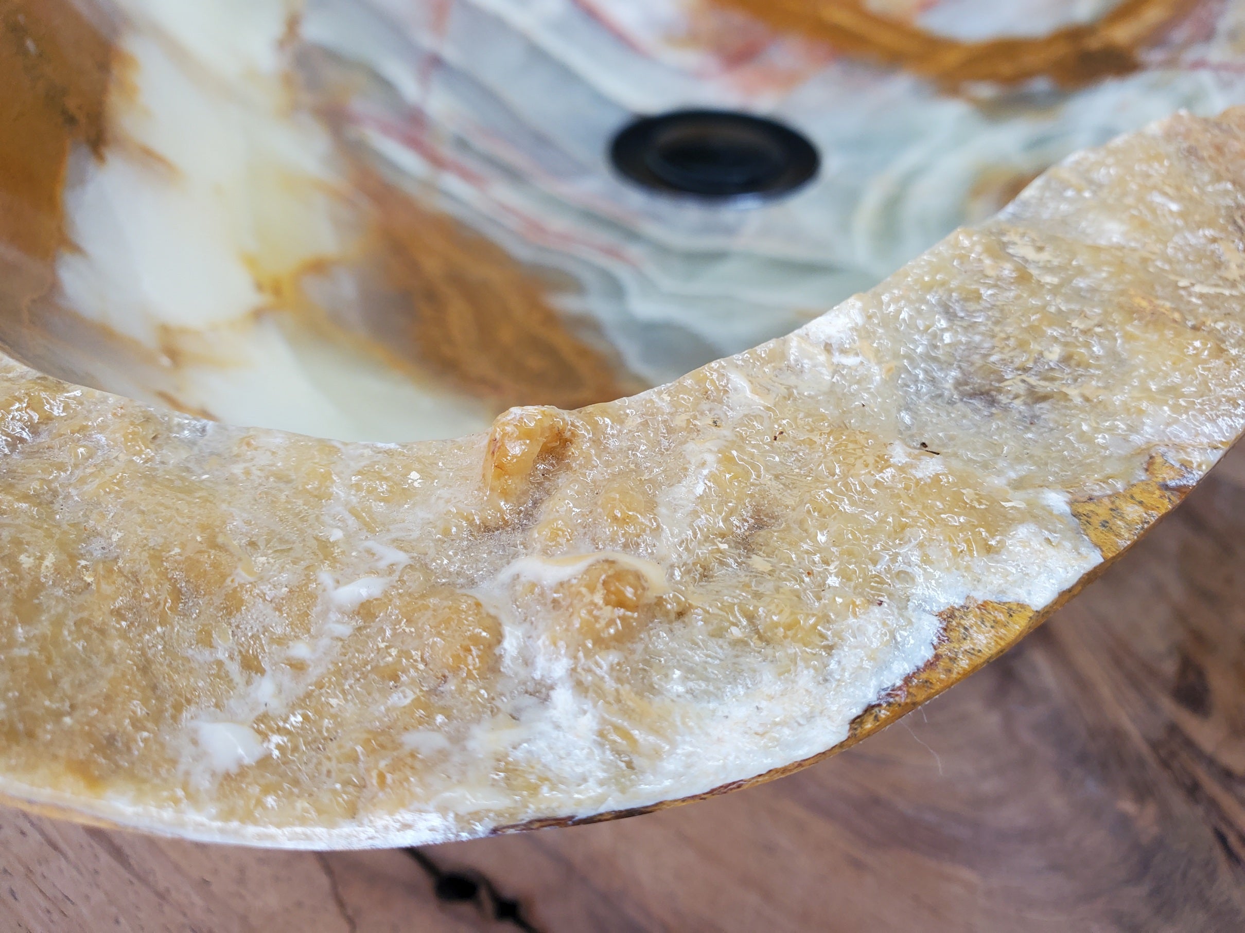 S33_58 Green Onyx Bathroom Vessel Sink