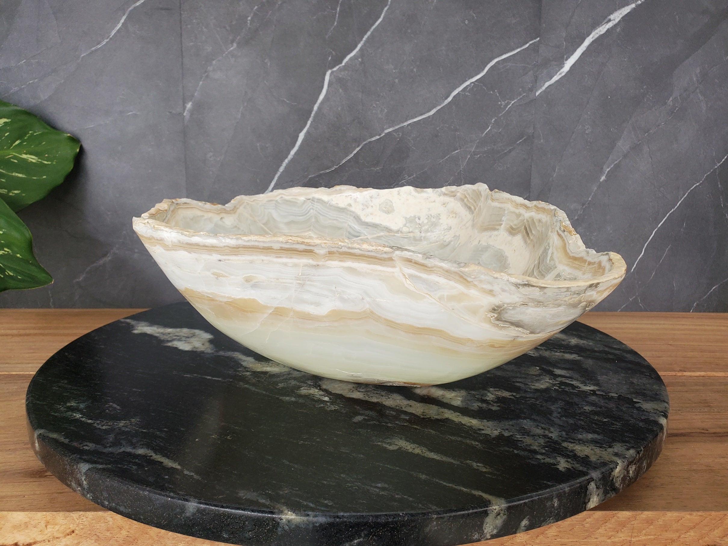 S34_20 Light Onyx Bathroom Vessel Sink - 15 x 12.5 inch