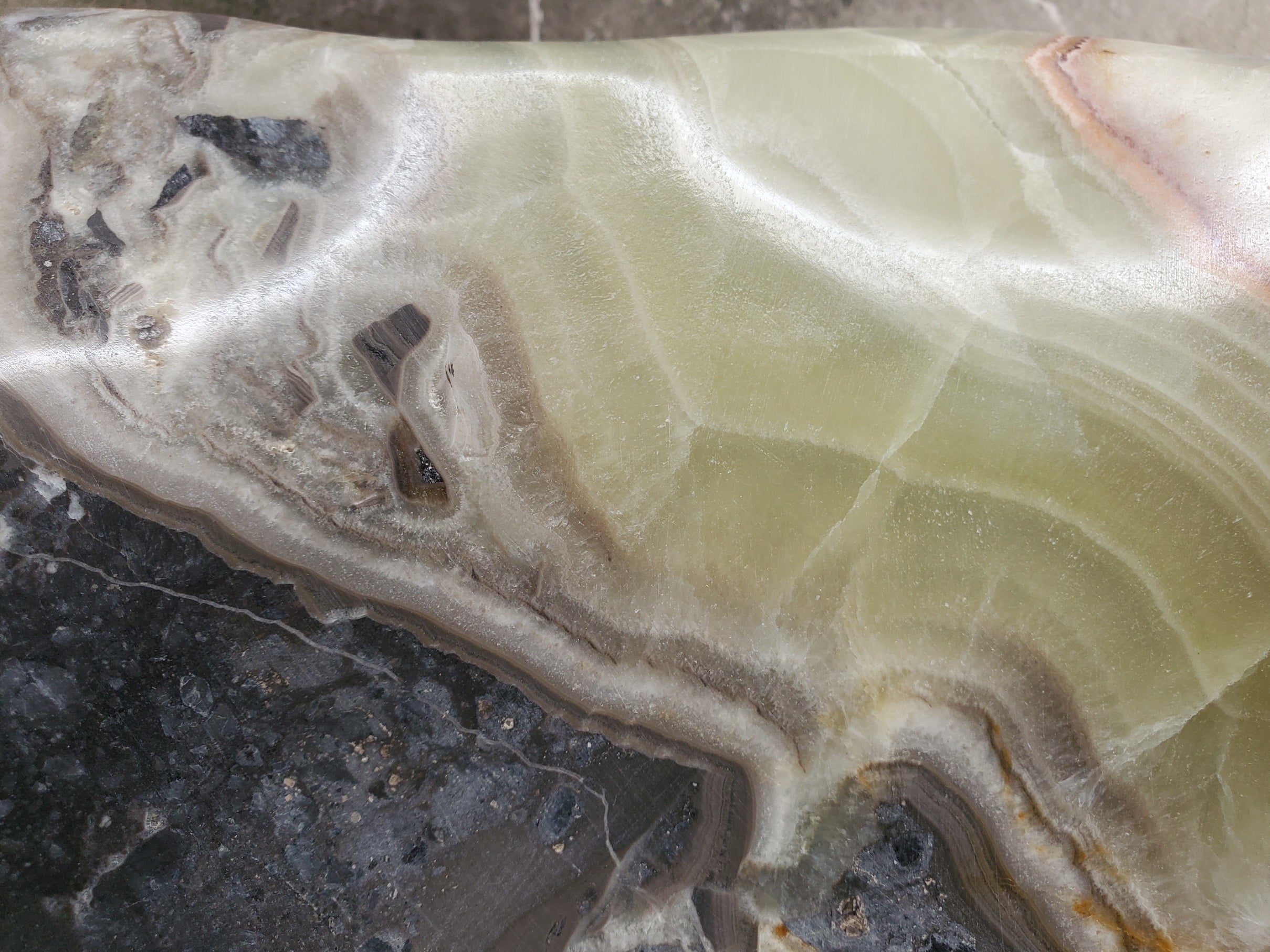 S33_55 Green Onyx Bathroom Vessel Sink