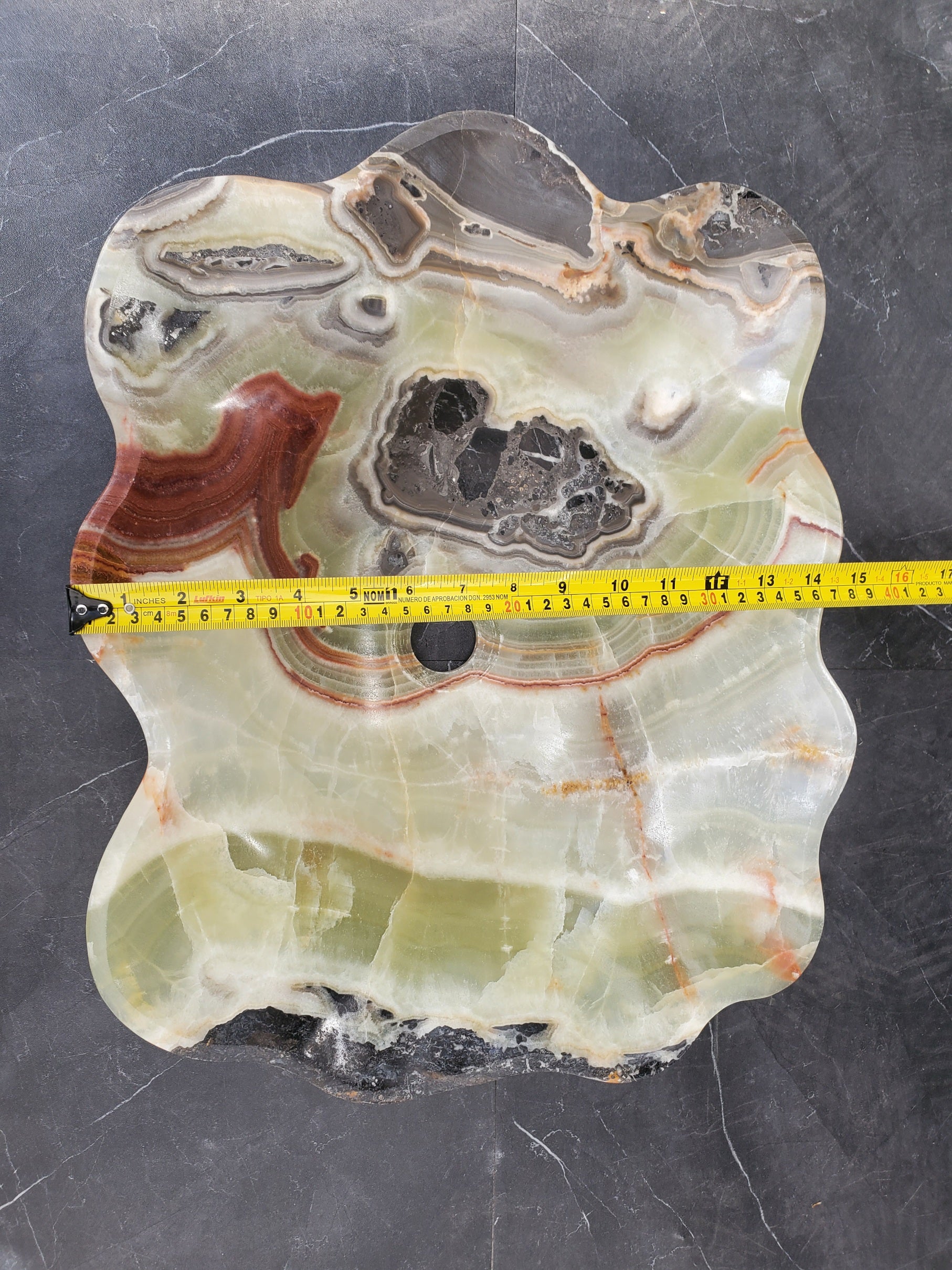 SET3307 Onyx Stone Vessel Bathroom Sink (Set of Two)