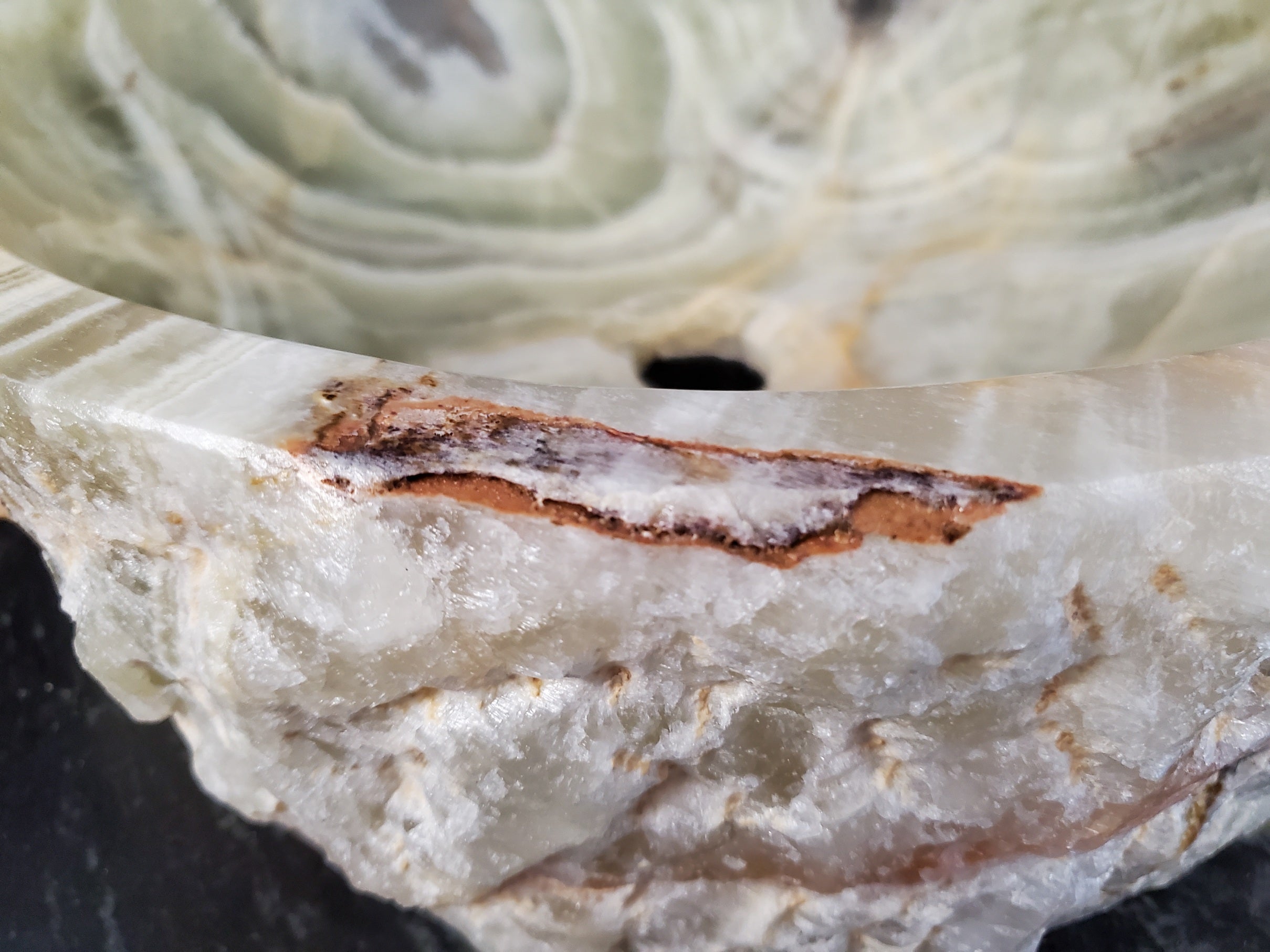 Green Onyx Marble Vessel Sink, Natural Stone Vanity Basin, Polished Bathroom Countertop Sink, Spa Decor 15x15 Inch S40_02 Bathroom Sinks Featured Onyx Sinks