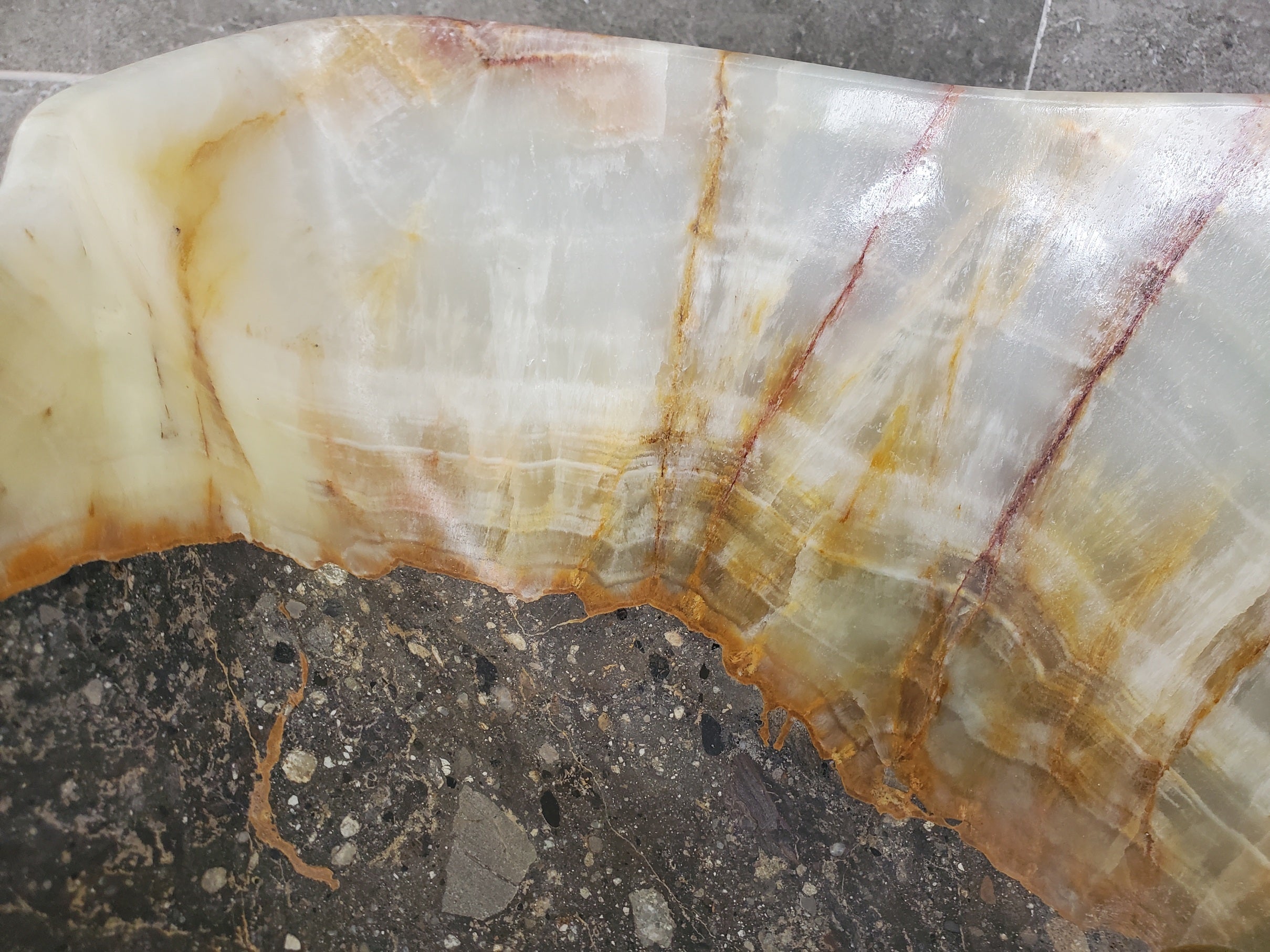 S33_38 Green Onyx Bathroom Vessel Sink