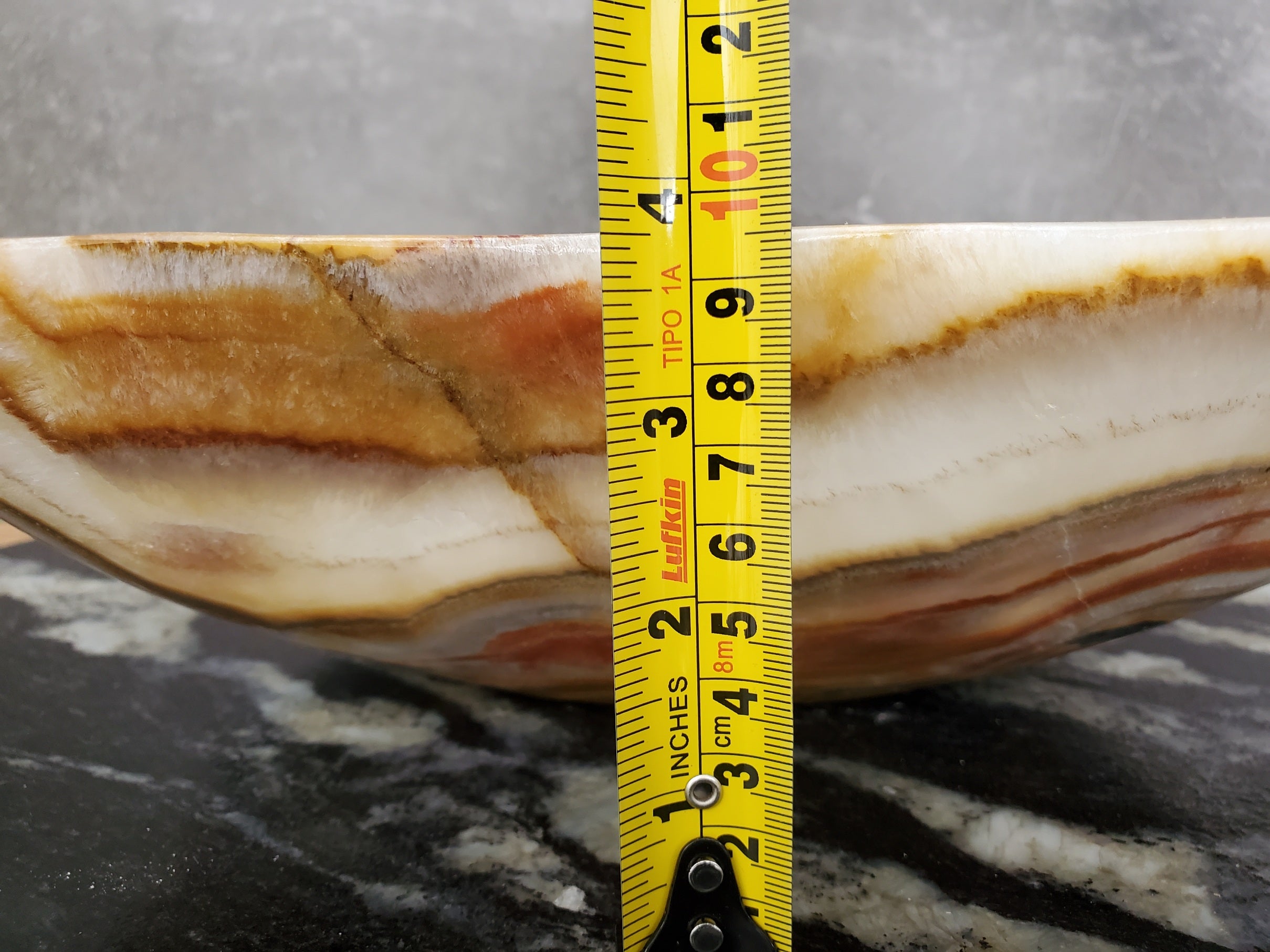 S31_29 Onyx Stone Vessel Bathroom Sink