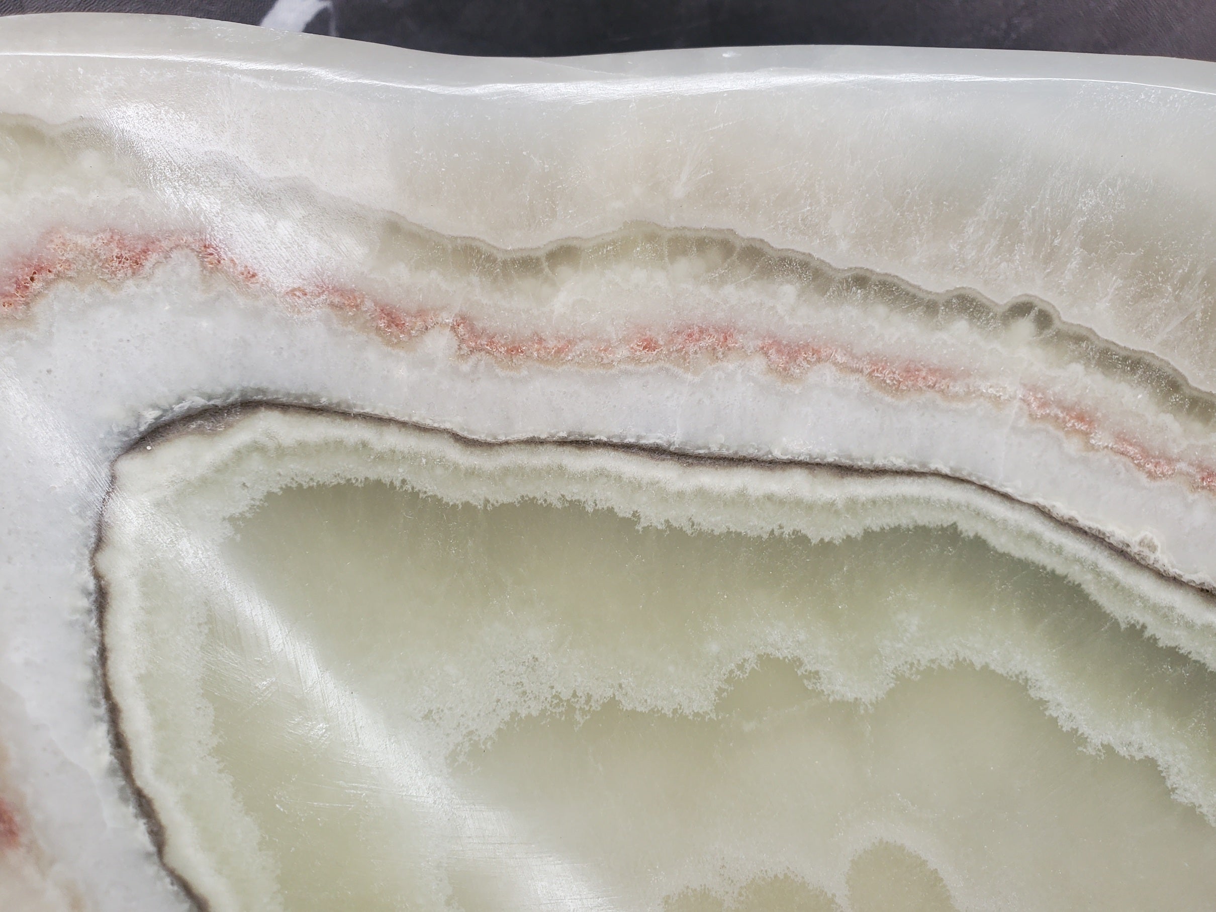 S34_24 Light Green Onyx Stone Vessel Sink