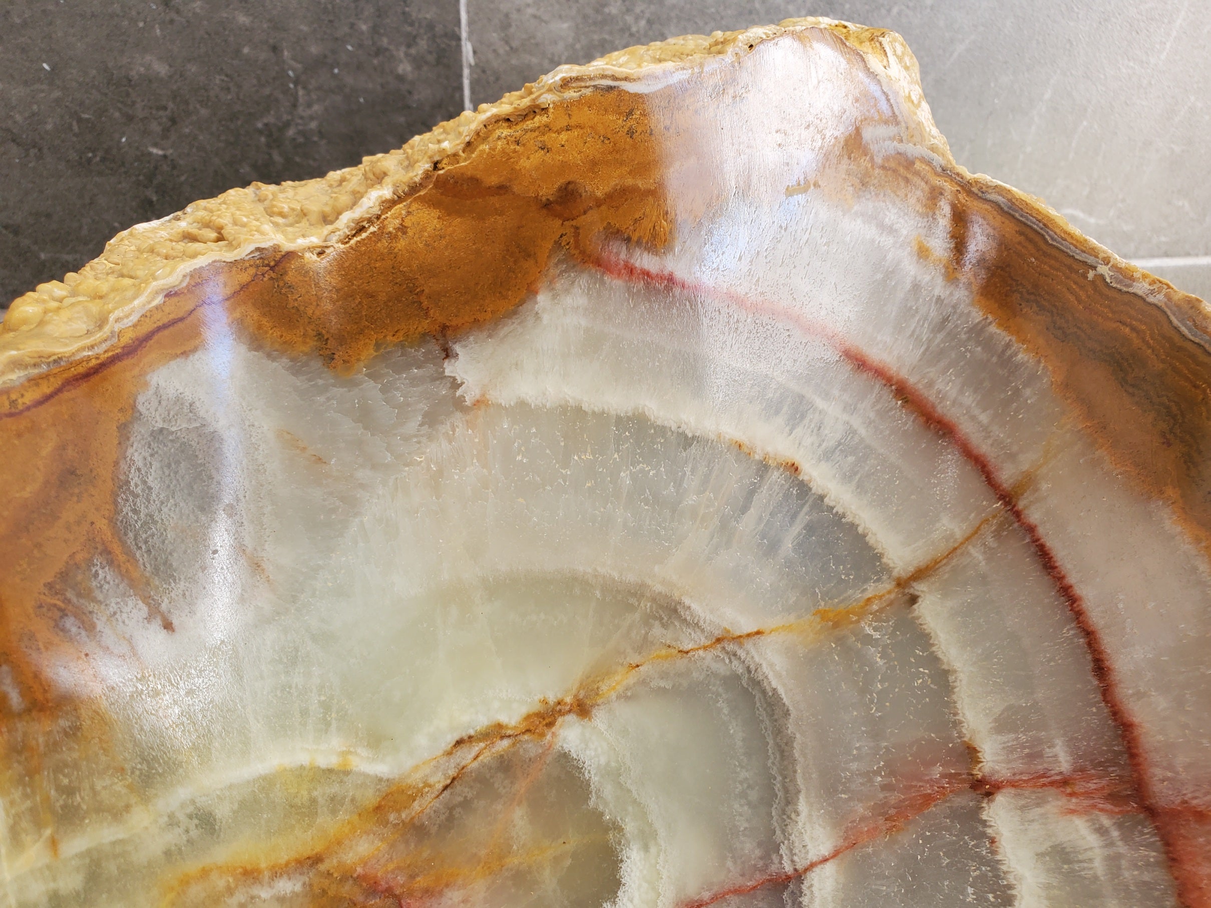 S33_58 Green Onyx Bathroom Vessel Sink