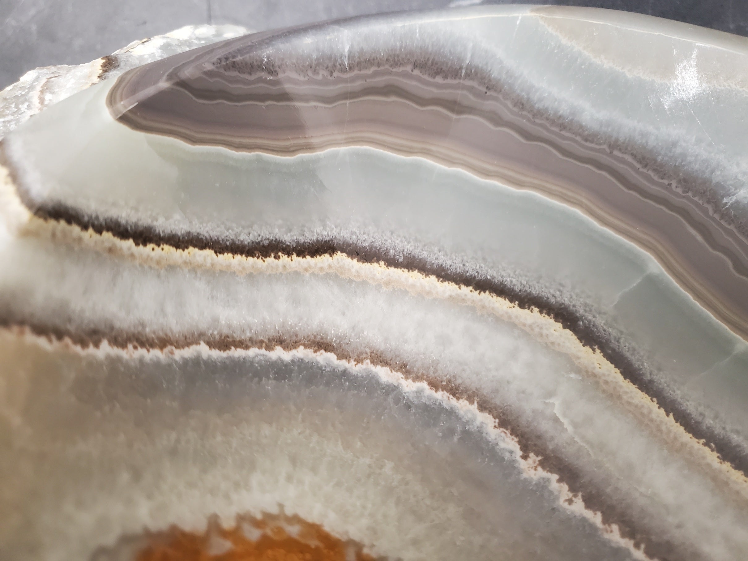 S28_12 Onyx Stone Vessel Bathroom Sink