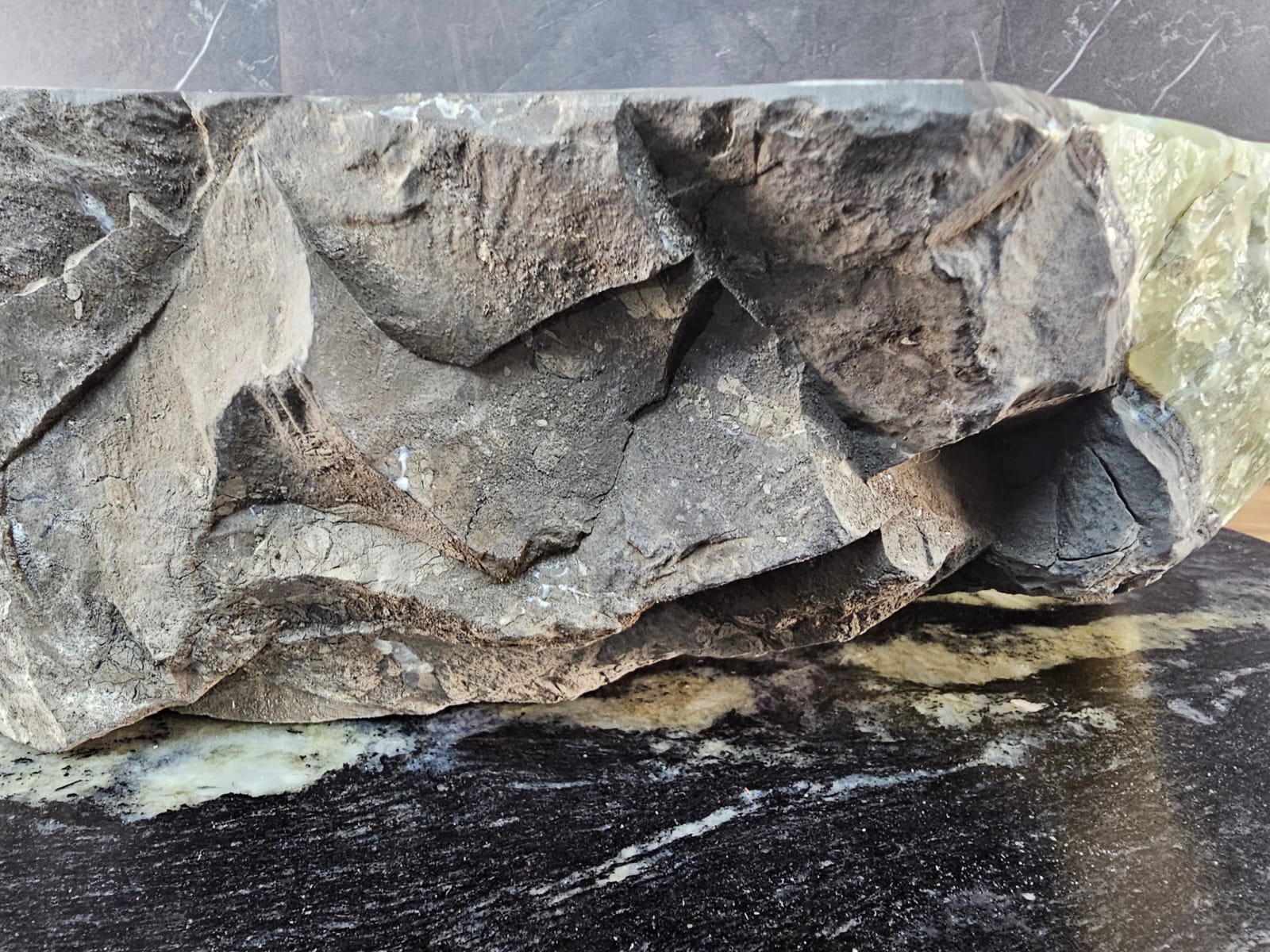 S29_02 Onyx Stone Vessel Bathroom Sink