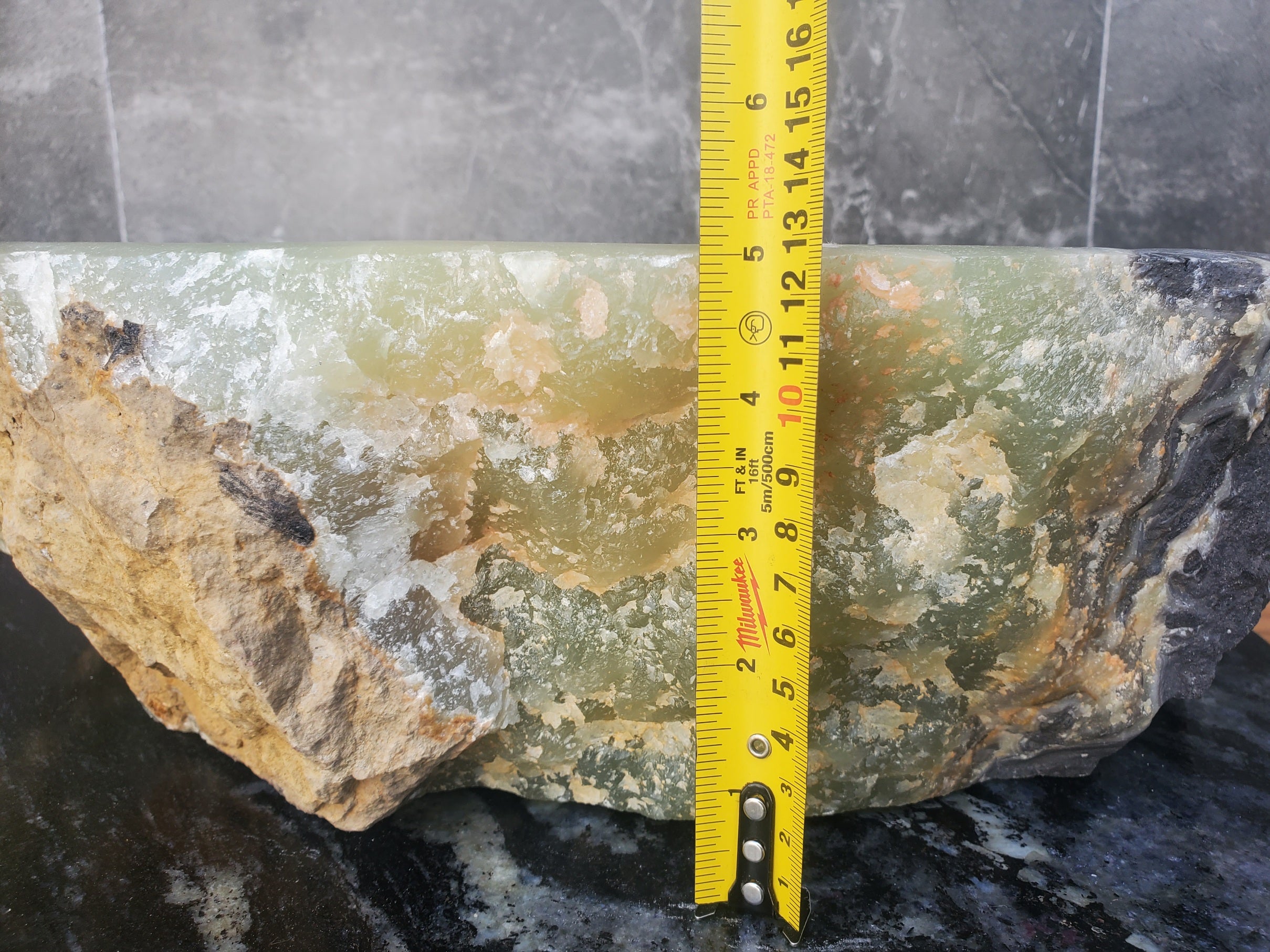 S30_20 Onyx Stone Vessel Bathroom Sink