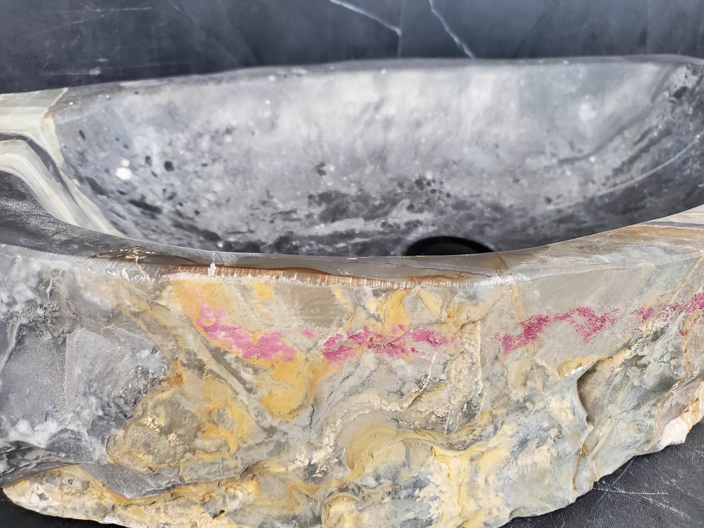 S25_21 Onyx Stone Vessel Bathroom Sink